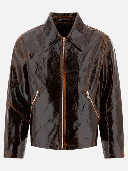 Quilted & Utility Jackets Solid colour  Brown - Séfr Men | PLP | VIETTI Online Store 

