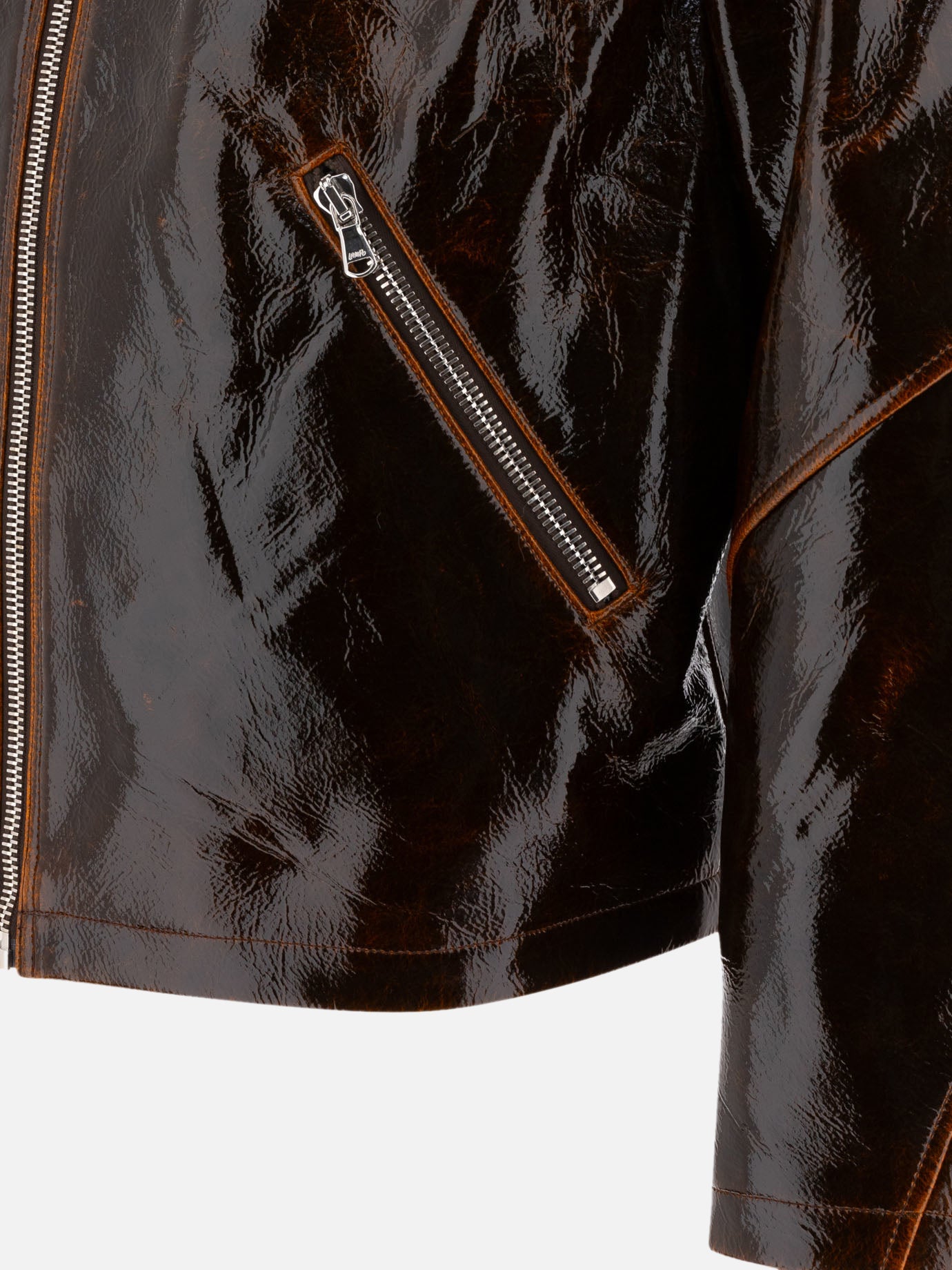 Quilted & Utility Jackets Solid colour  Brown - Séfr Men | PDP | VIETTI Online Store | thumbnail_4