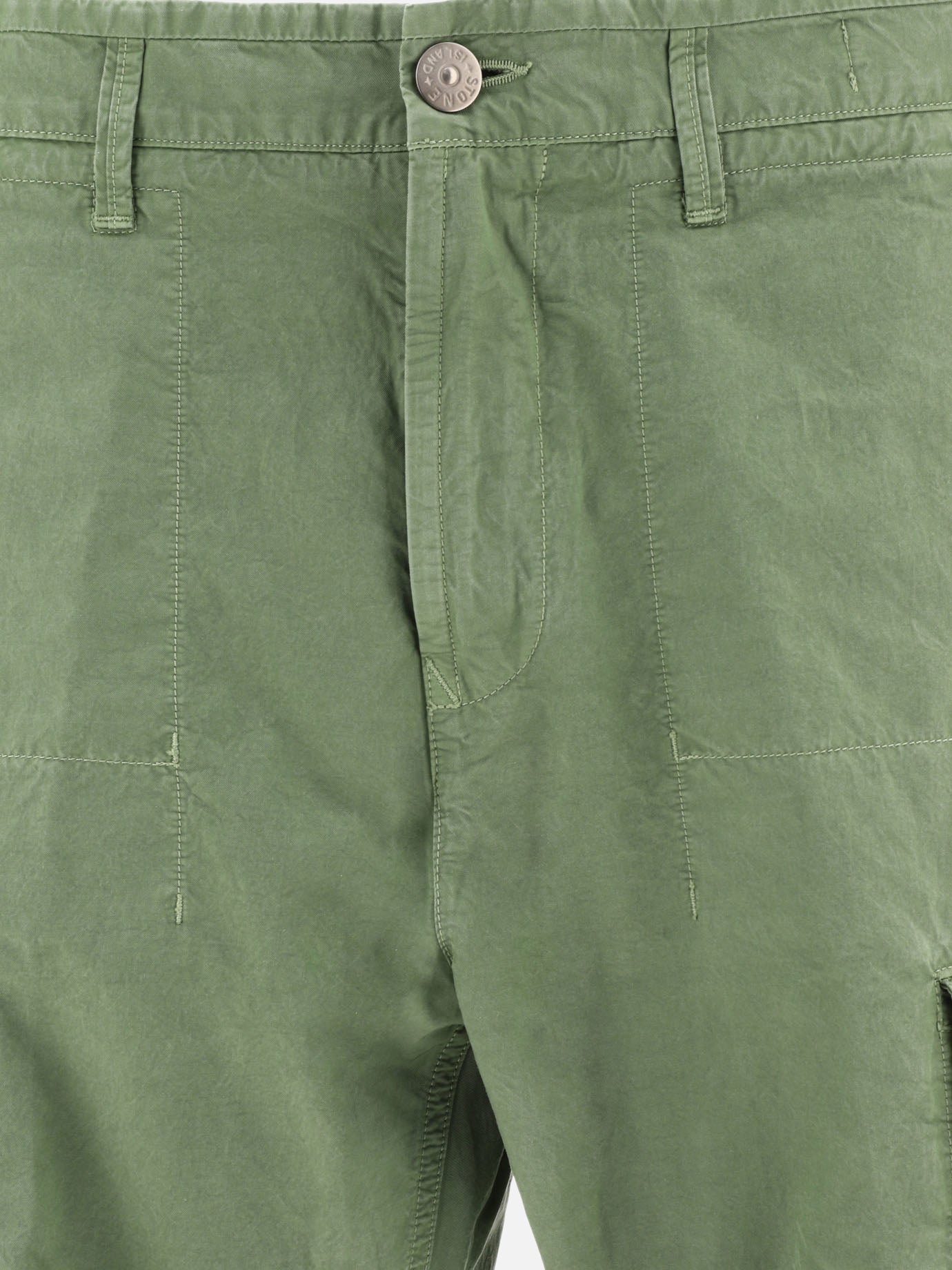 Stone Island "Compass" cargo trousers Green