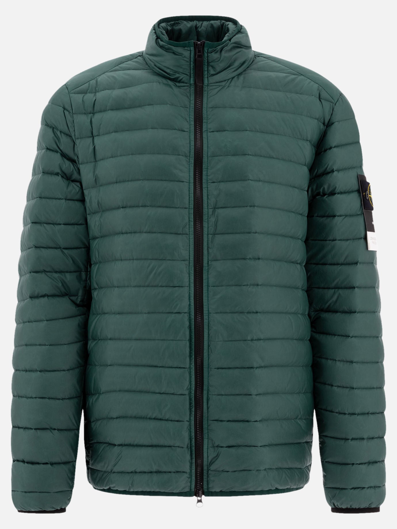 Down jackets Solid colour  Green - Stone Island Men | PDP | VIETTI Online Store | thumbnail
