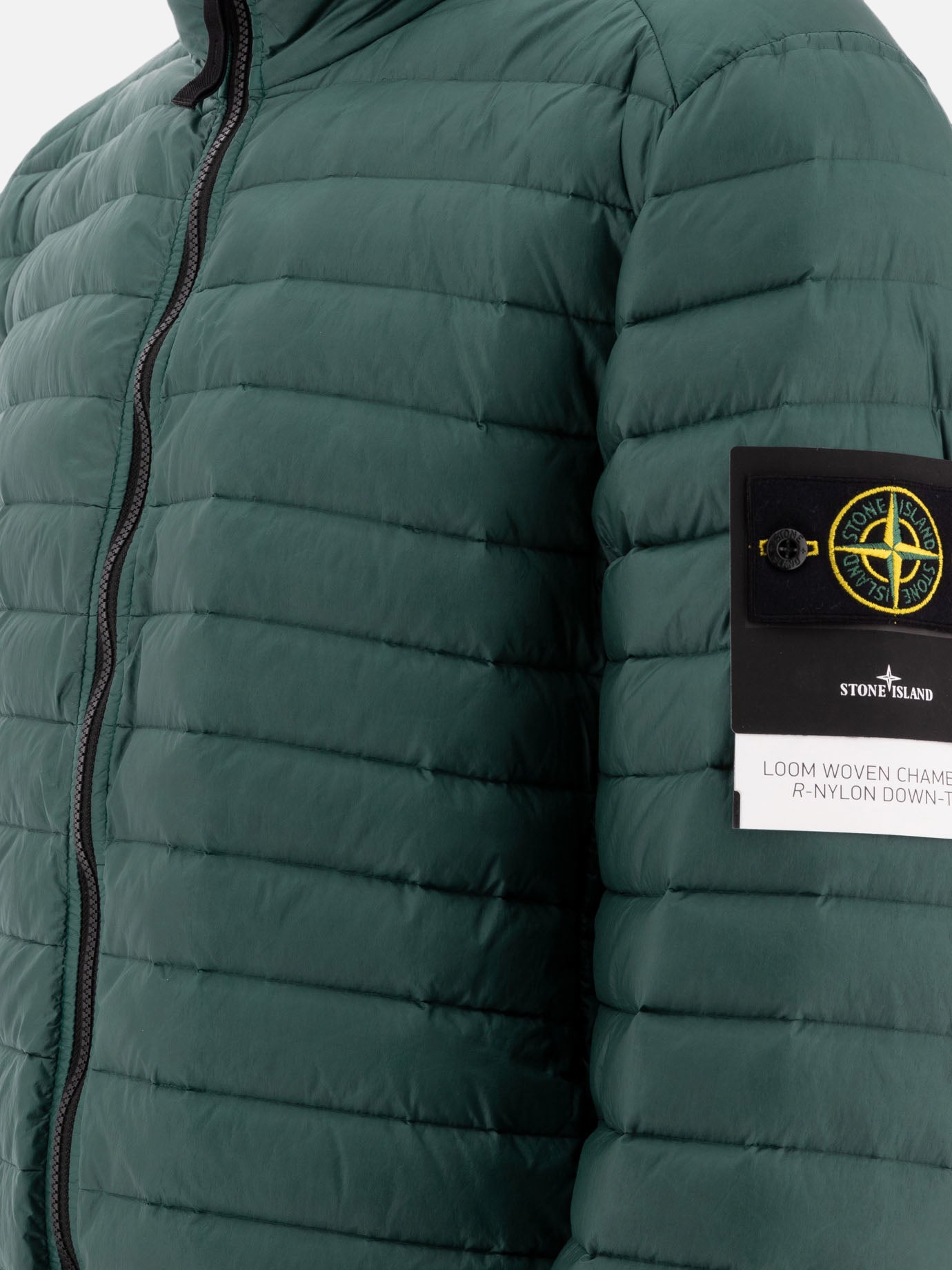 Down jackets Solid colour  Green - Stone Island Men | PDP | VIETTI Online Store | thumbnail_4