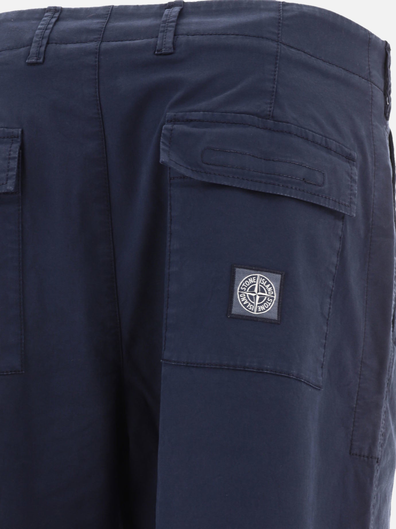Stone Island &quot;Compass&quot; cargo trousers 18604227_32 Blue thumbnail_4