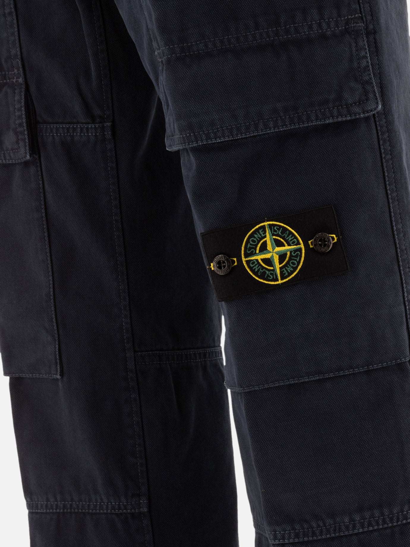 Stone Island "Compass" cargo trousers Blue