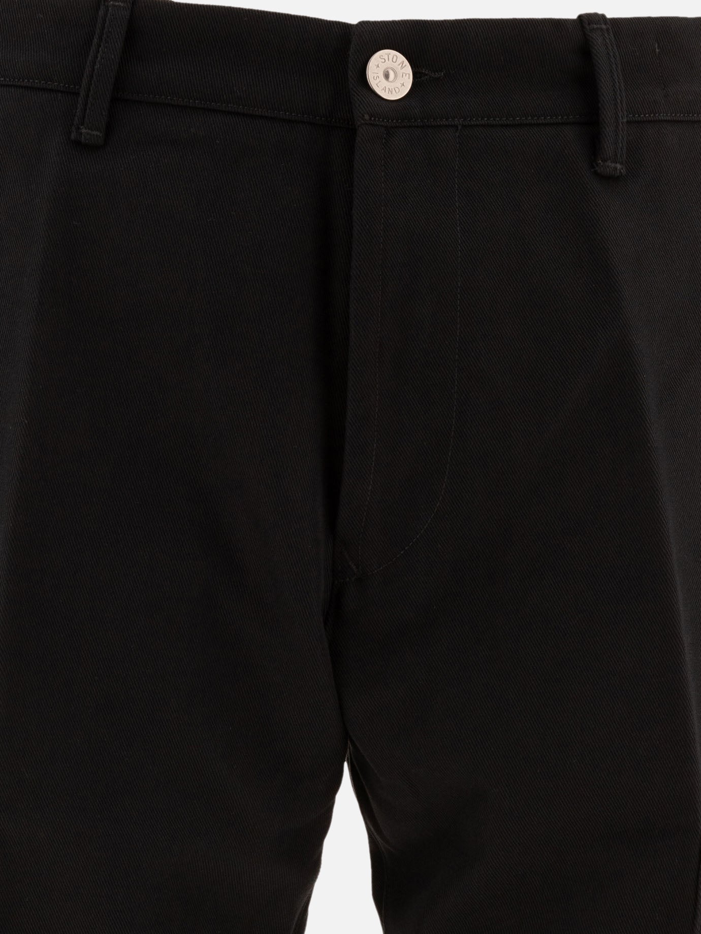 Stone Island "Compass" cargo trousers Black