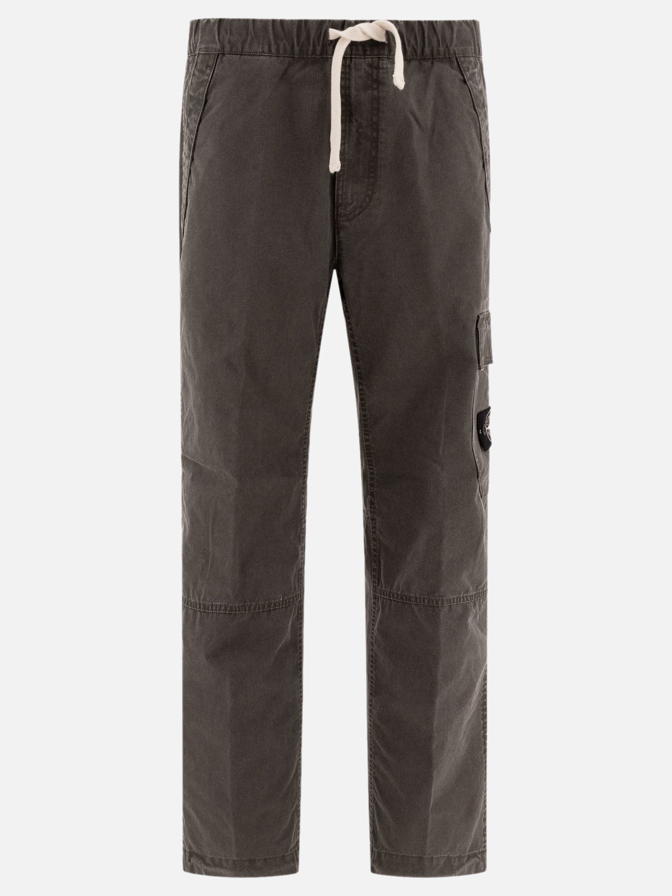 Stone Island "Panama Recyled Oxide Plating" trousers Grey