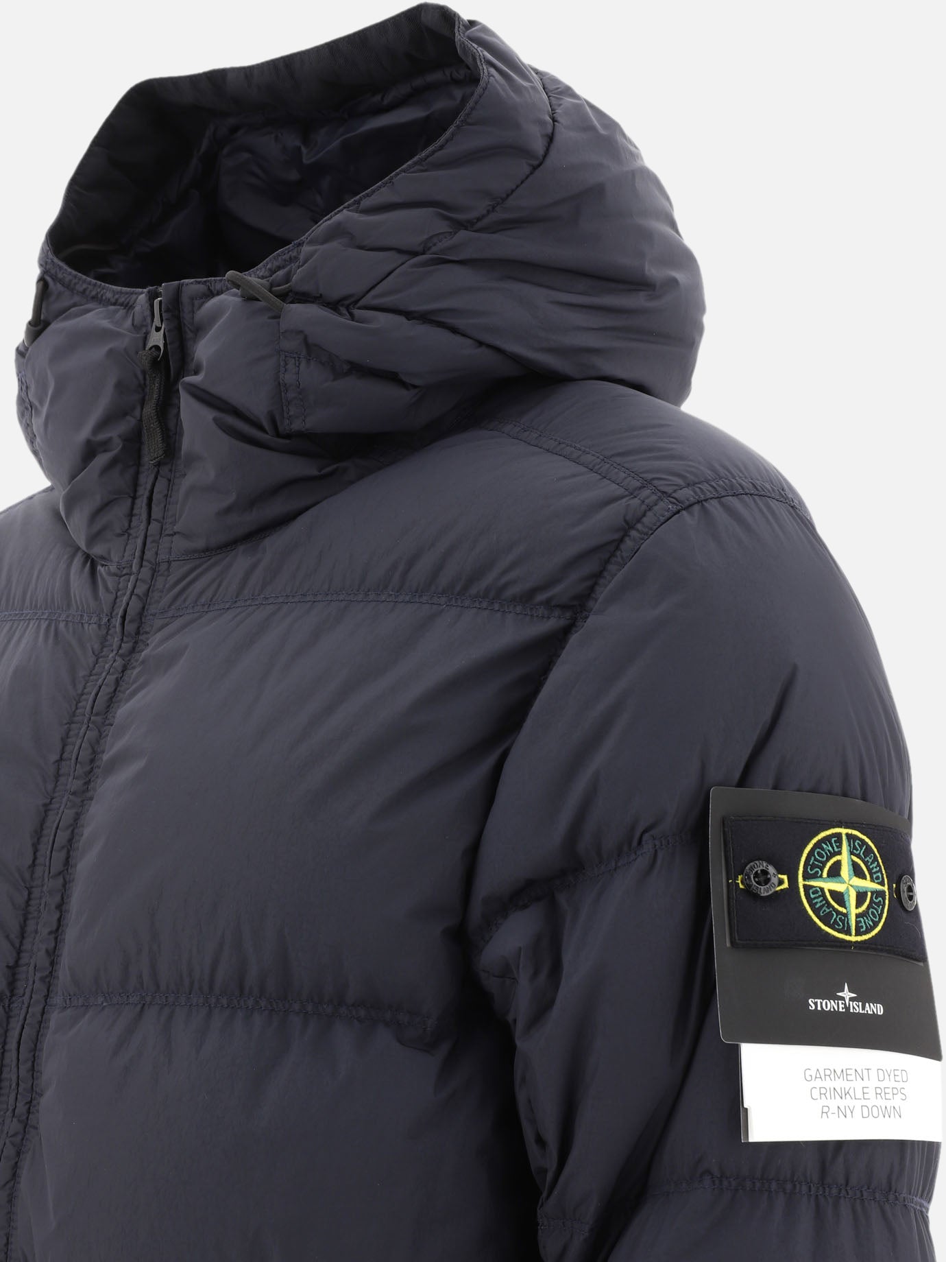 Down jackets Solid colour  Blue - Stone Island Men | PDP | VIETTI Online Store | Zoom-Modal_4
