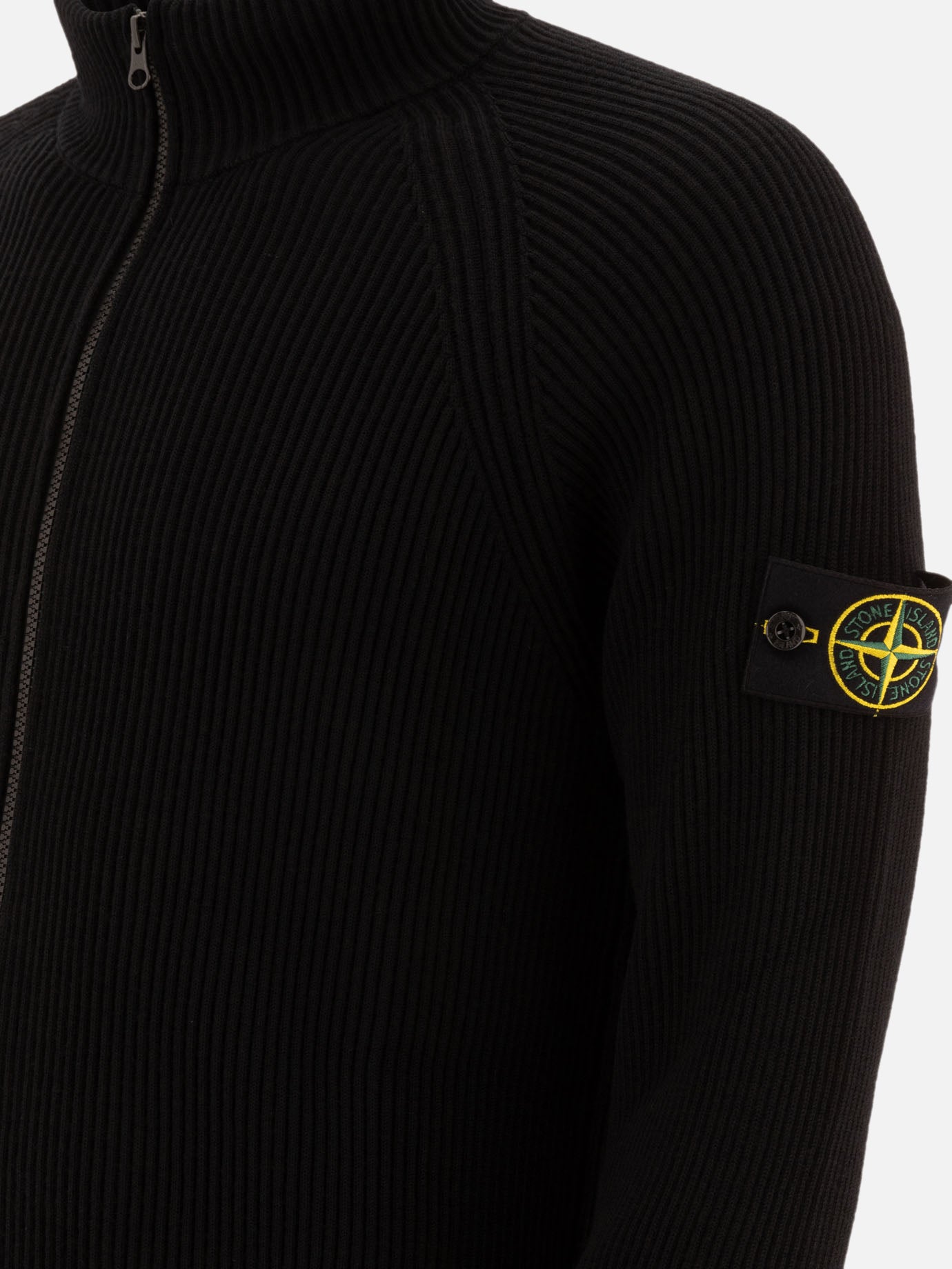 Zipped sweaters Solid colour  Black - Stone Island Men | PDP | VIETTI Online Store | Zoom-Modal_4
