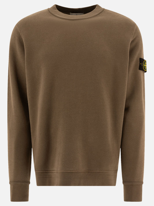 Stone Island "Compass" sweatshirt Brown