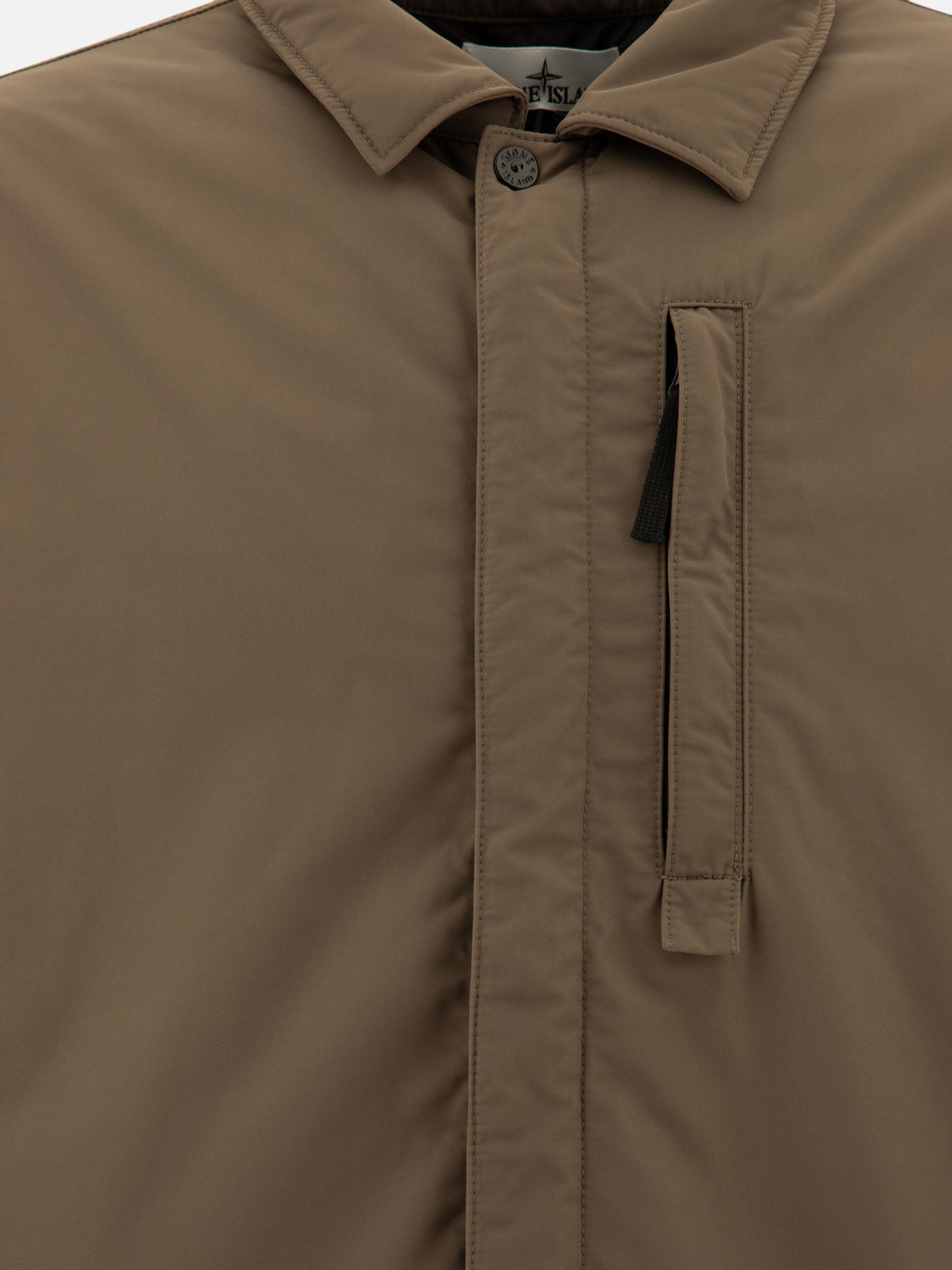 Stone Island Micro twill jacket Brown