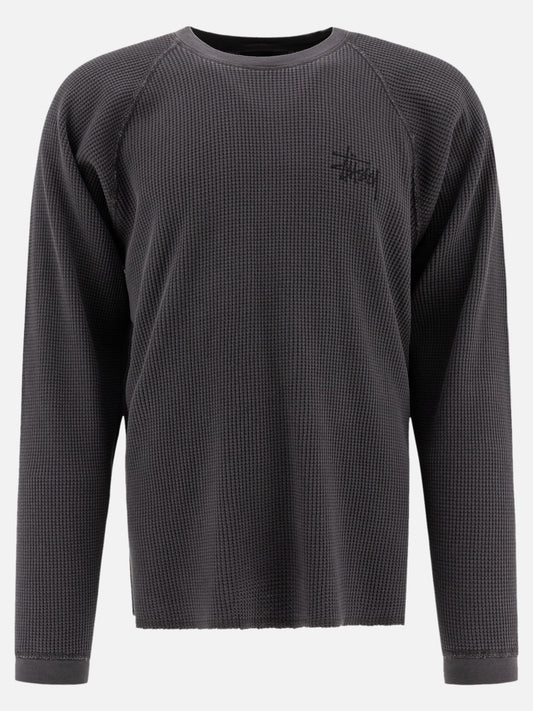 Stüssy "Basic Stock" thermal t-shirt Grey