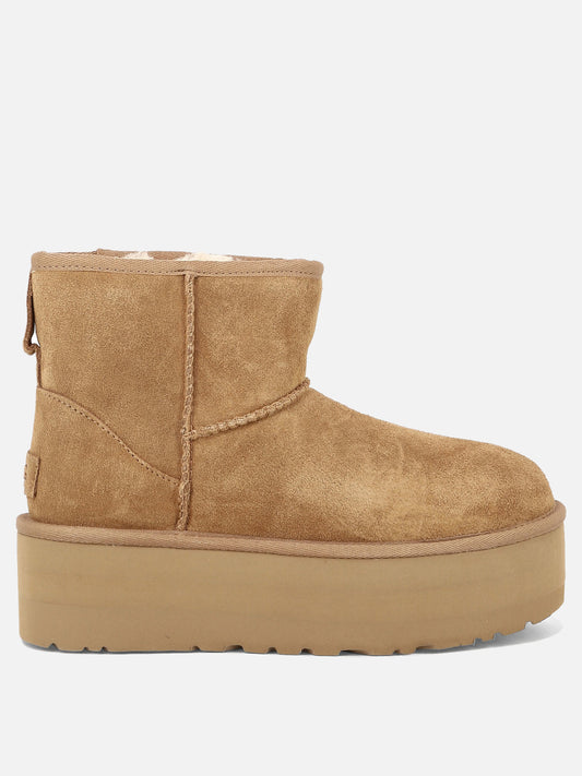 Pull-on boots 100% leather - 100% rubber  Beige - Ugg Women | PLP | VIETTI Online Store 
