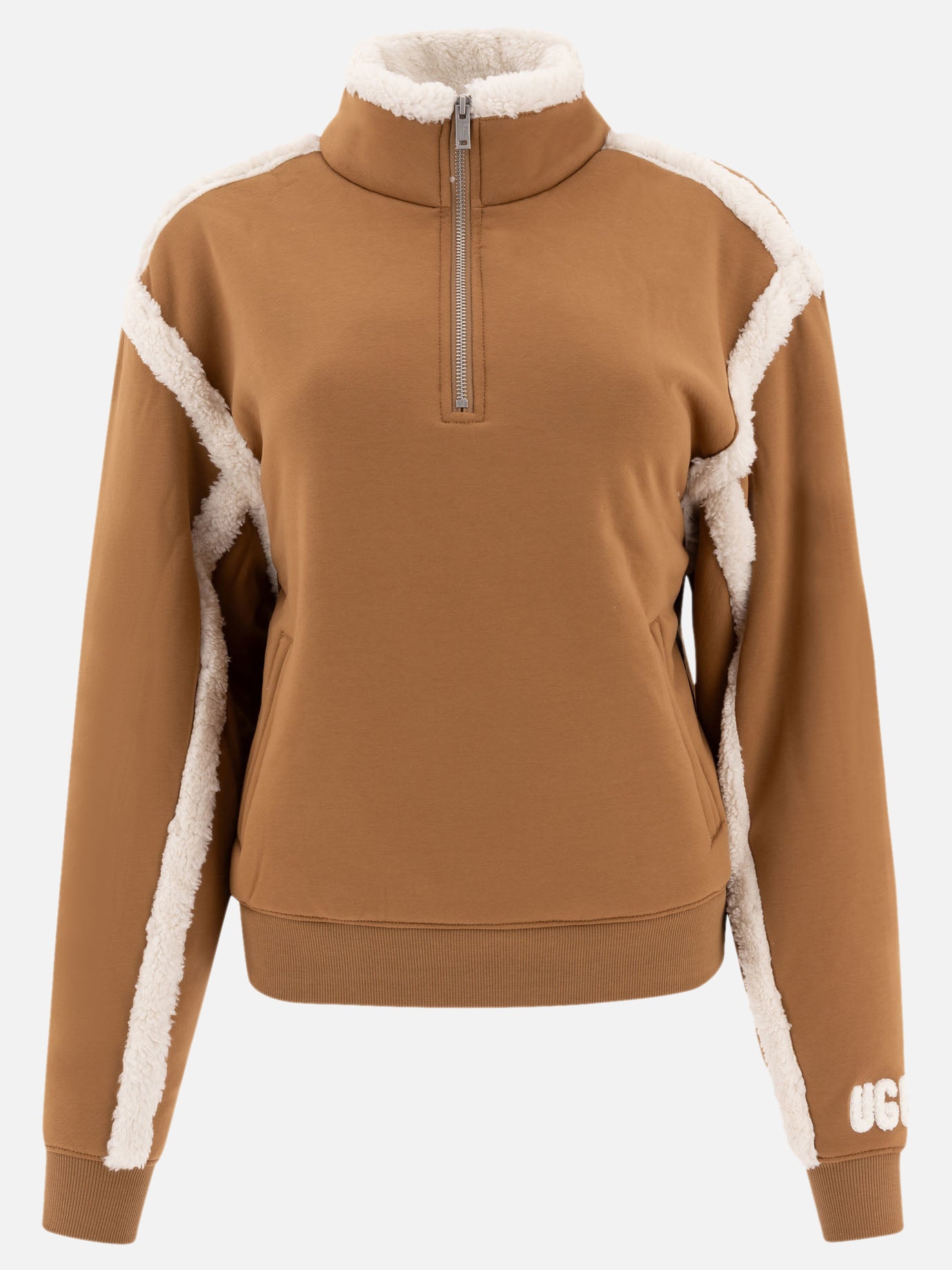 Ugg "Lydi" half-zip sweatshirt Brown