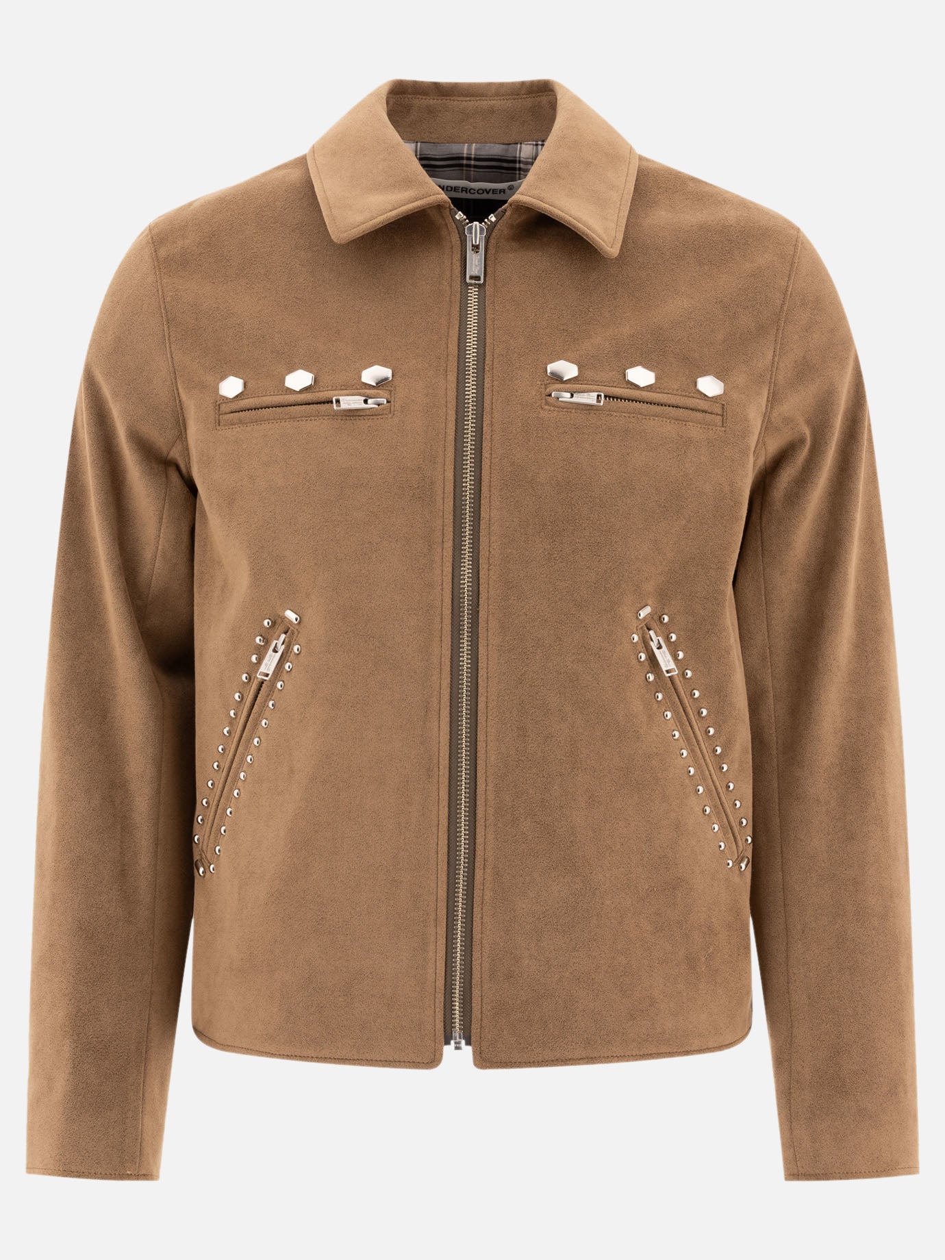 Quilted & Utility Jackets Solid colour  Brown - Undercover Men | PDP | VIETTI Online Store | thumbnail
