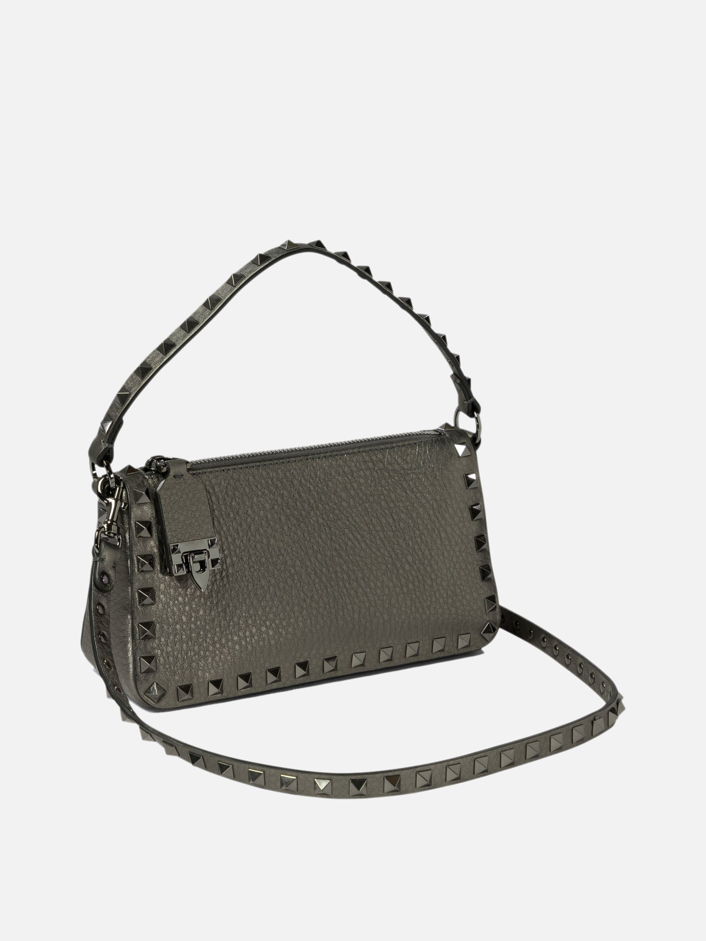 Valentino Garavani "Rockstud Small" shoulder bag Grey