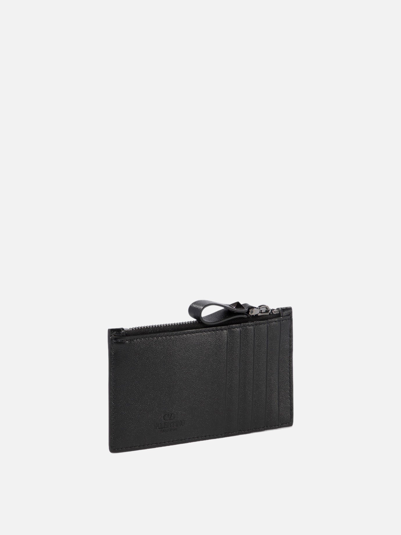 Valentino Garavani "Rockstud" card holder Black