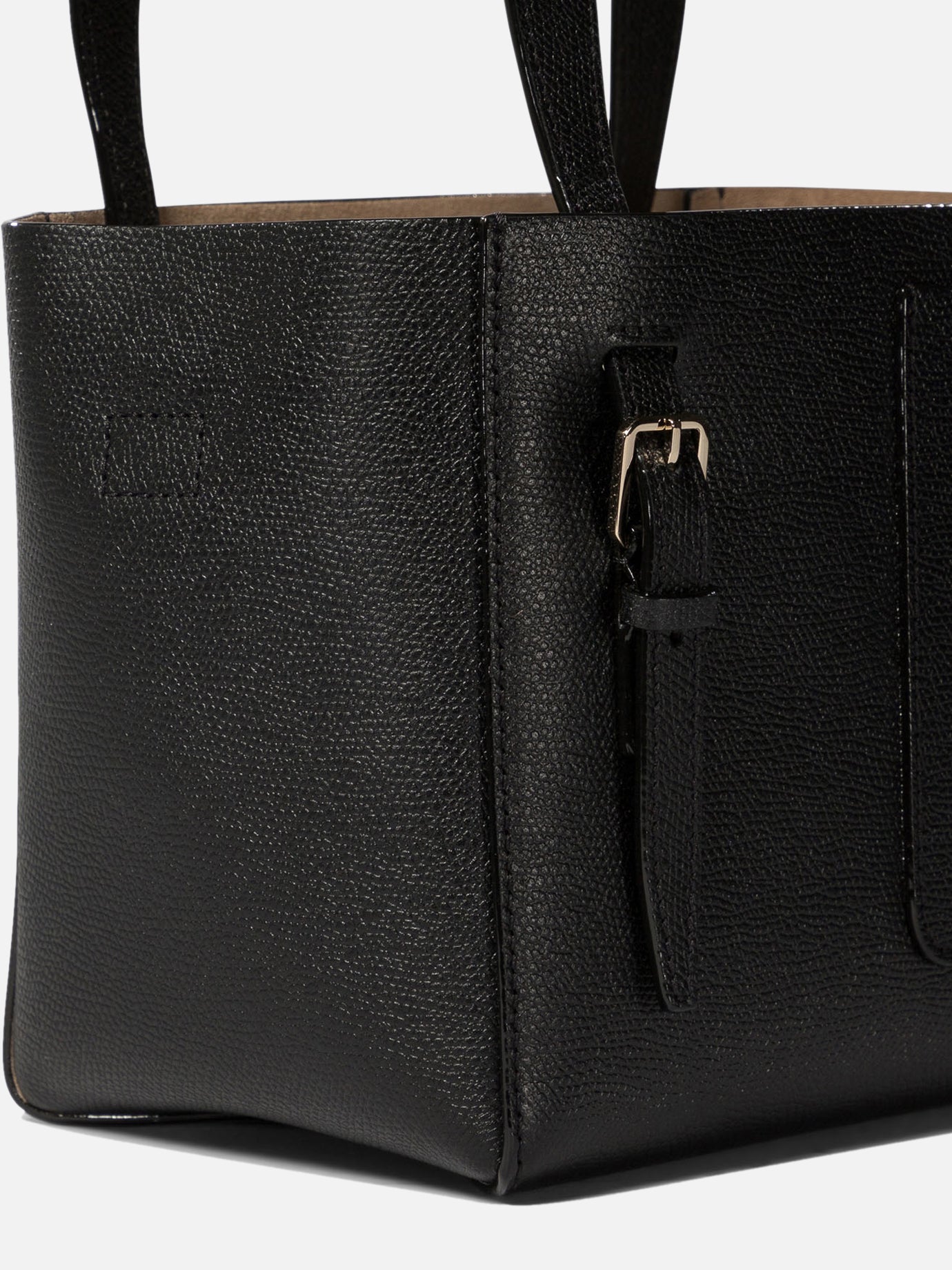 Valextra "Soft Micro" bucket bag Black