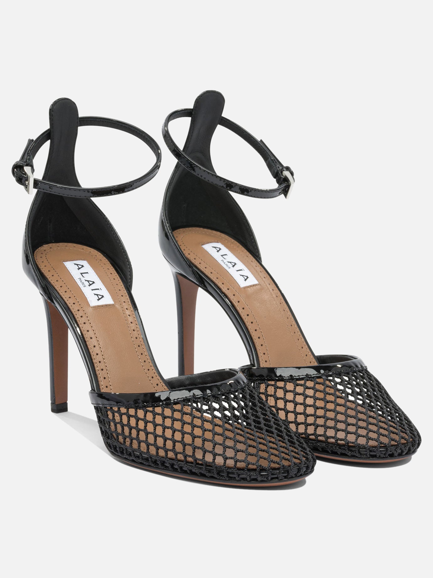 Alaïa Mesh pumps 16293200_36 Black thumbnail_2