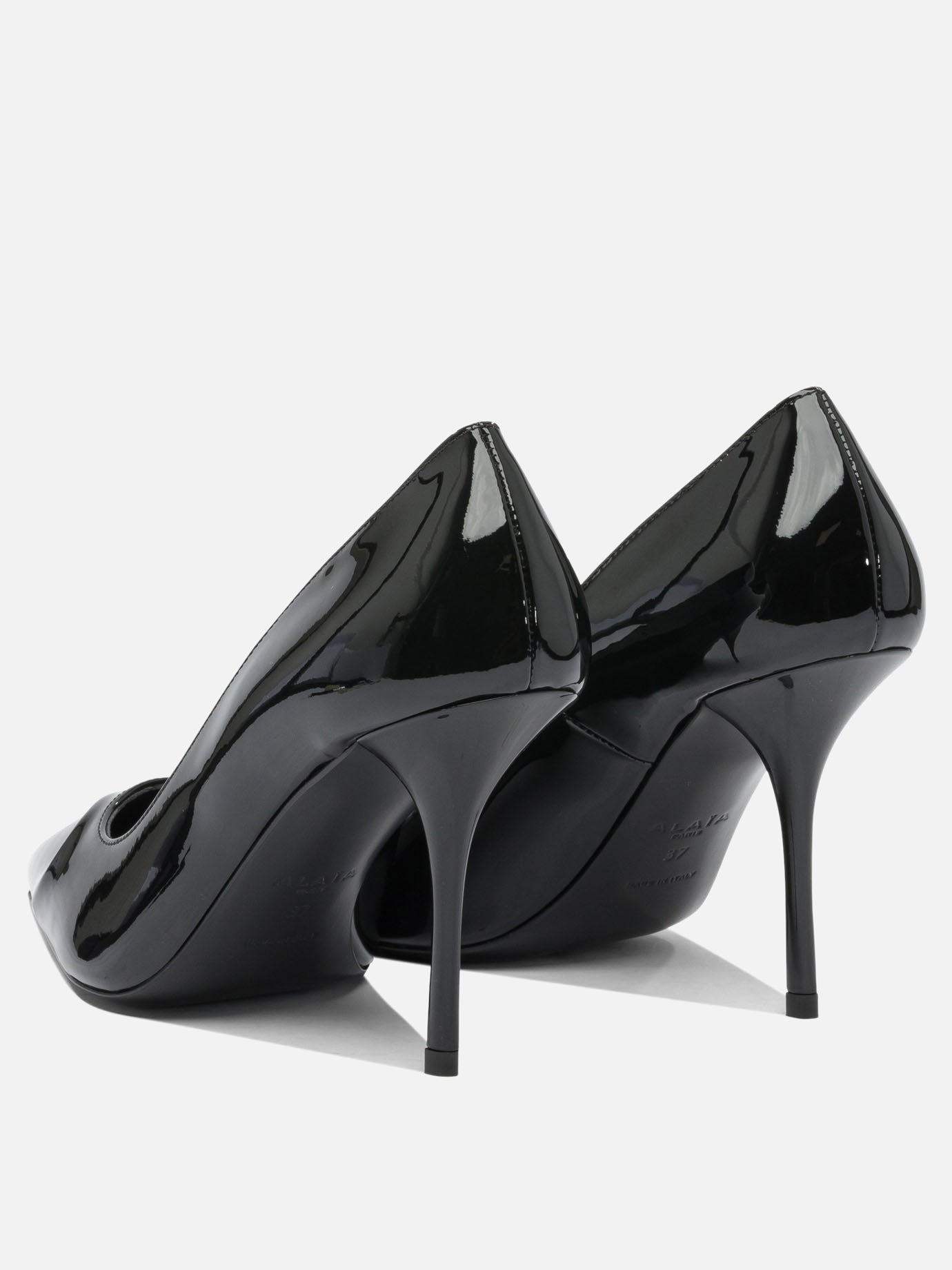 Pumps 100% patent calf leather - 100% leather  Black - Alaïa Women | PDP | VIETTI Online Store | thumbnail_4