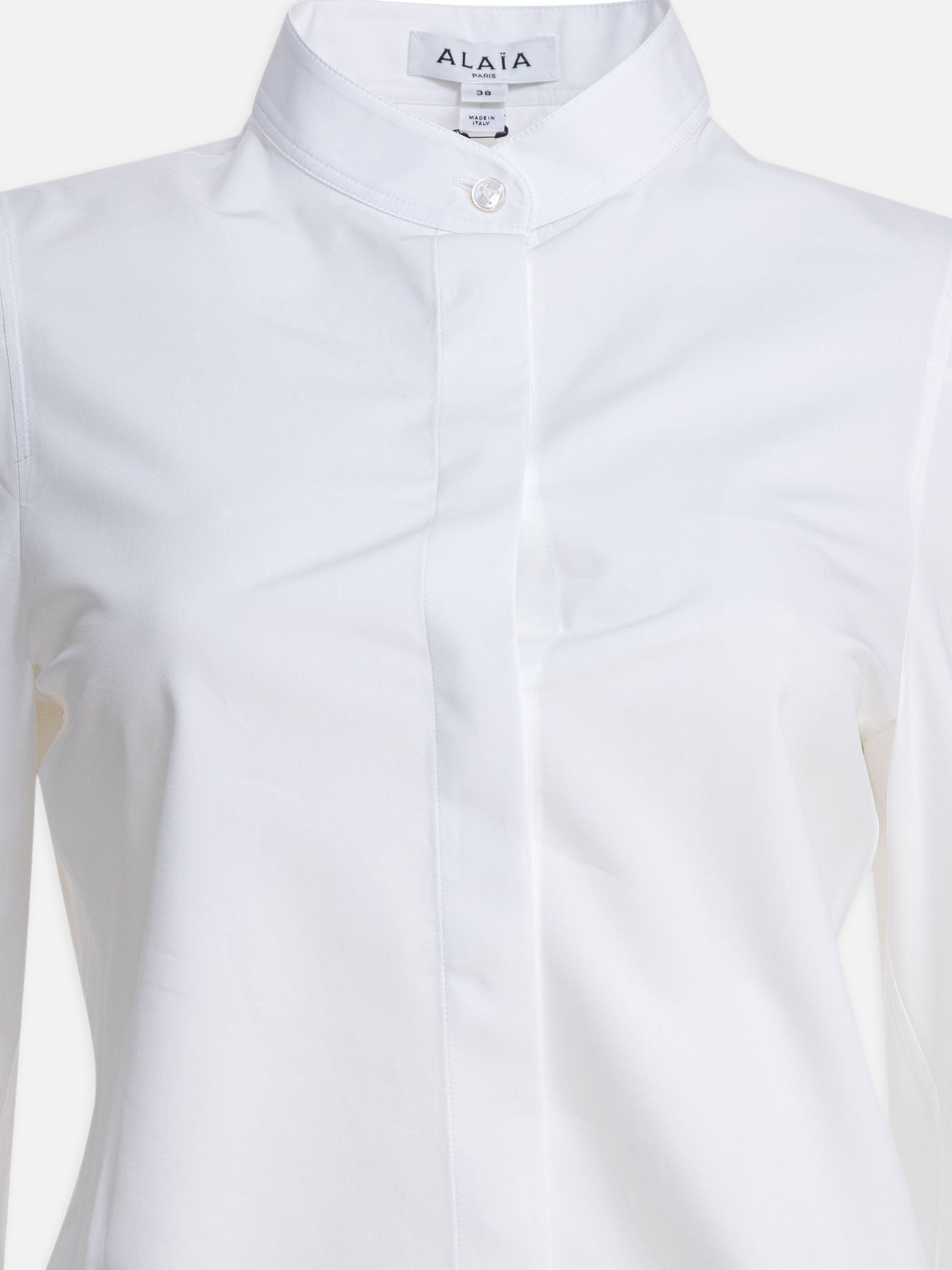 Casual shirts Solid colour  White - Alaïa Women | PDP | VIETTI Online Store | thumbnail_3