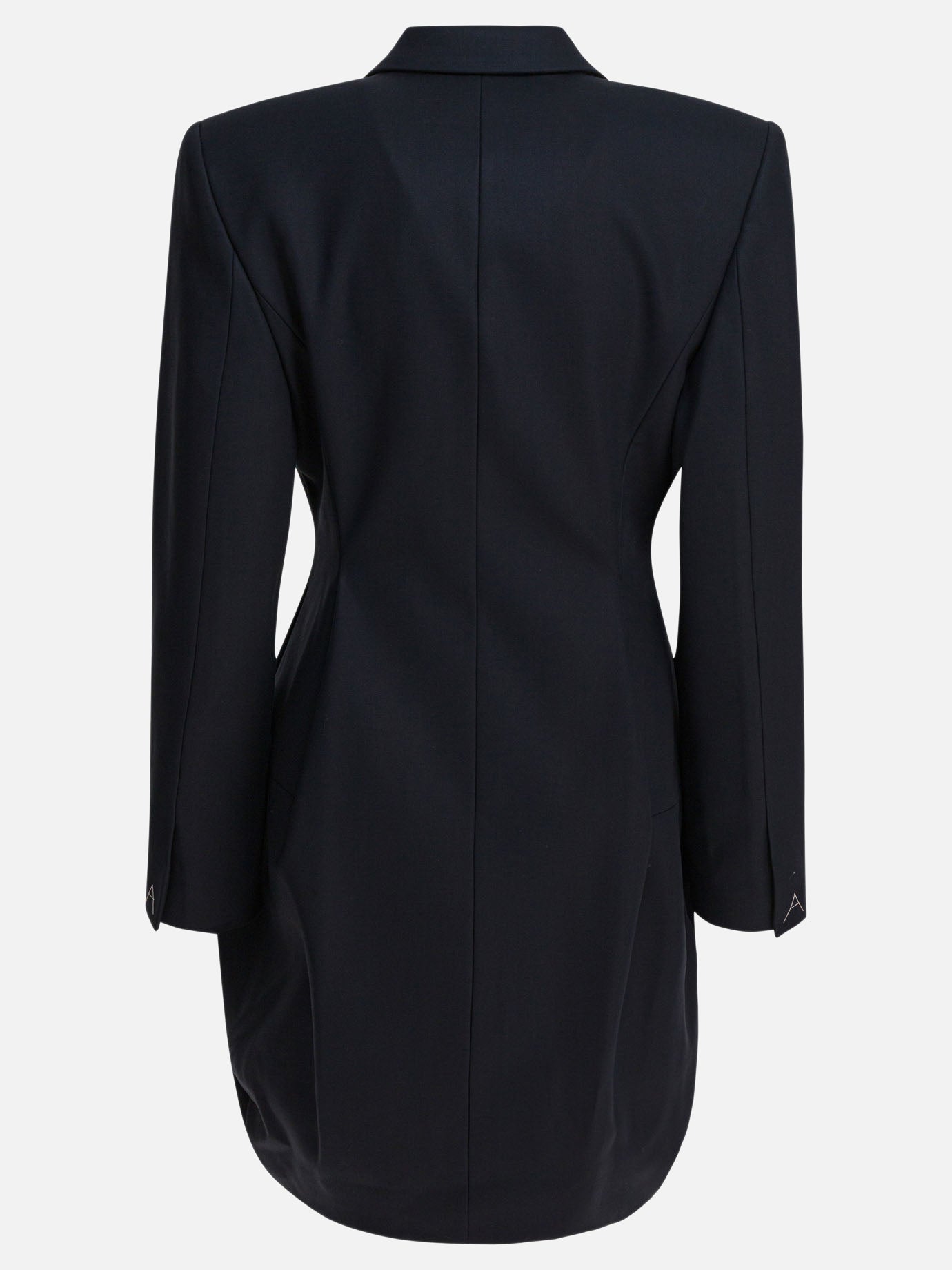 Long coats Solid colour  Blue - Alaïa Women | PDP | VIETTI Online Store | thumbnail_2
