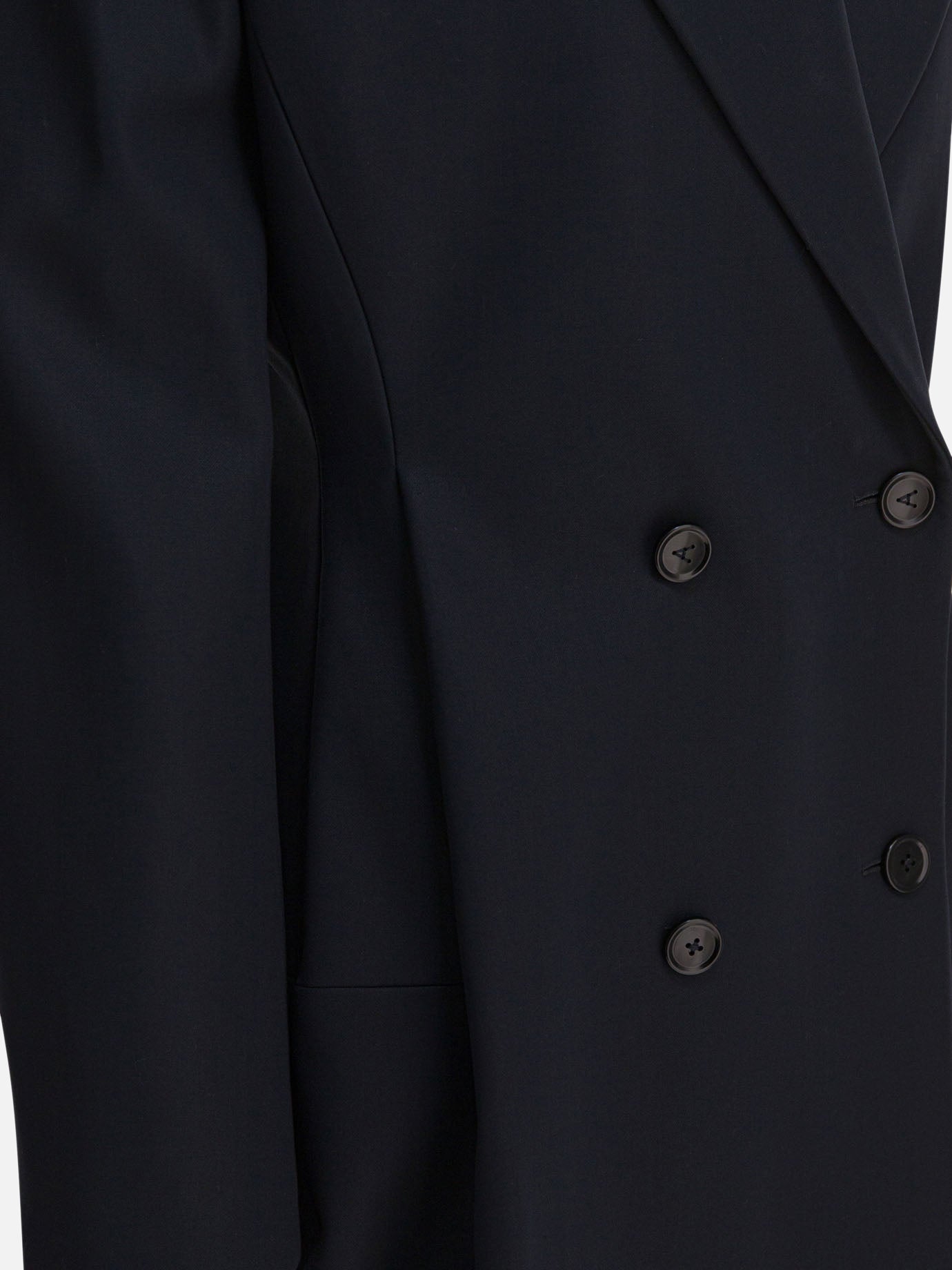 Long coats Solid colour  Blue - Alaïa Women | PDP | VIETTI Online Store | Zoom-Modal_4
