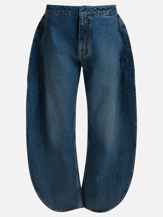 Wide-leg jeans Solid colour  Light blue - Alaïa Women | PLP | VIETTI Online Store 

