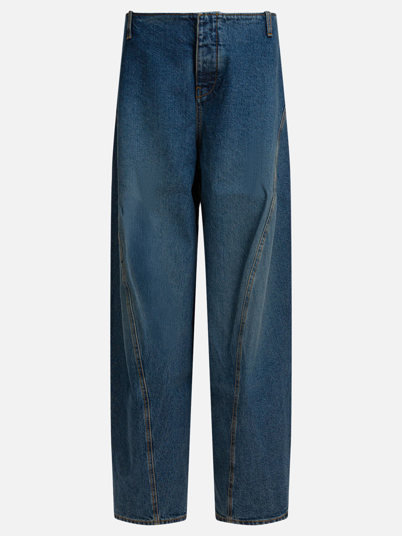 Wide-leg jeans Solid colour  Blue - Alaïa Women | PDP | VIETTI Online Store | Zoom-Modal
