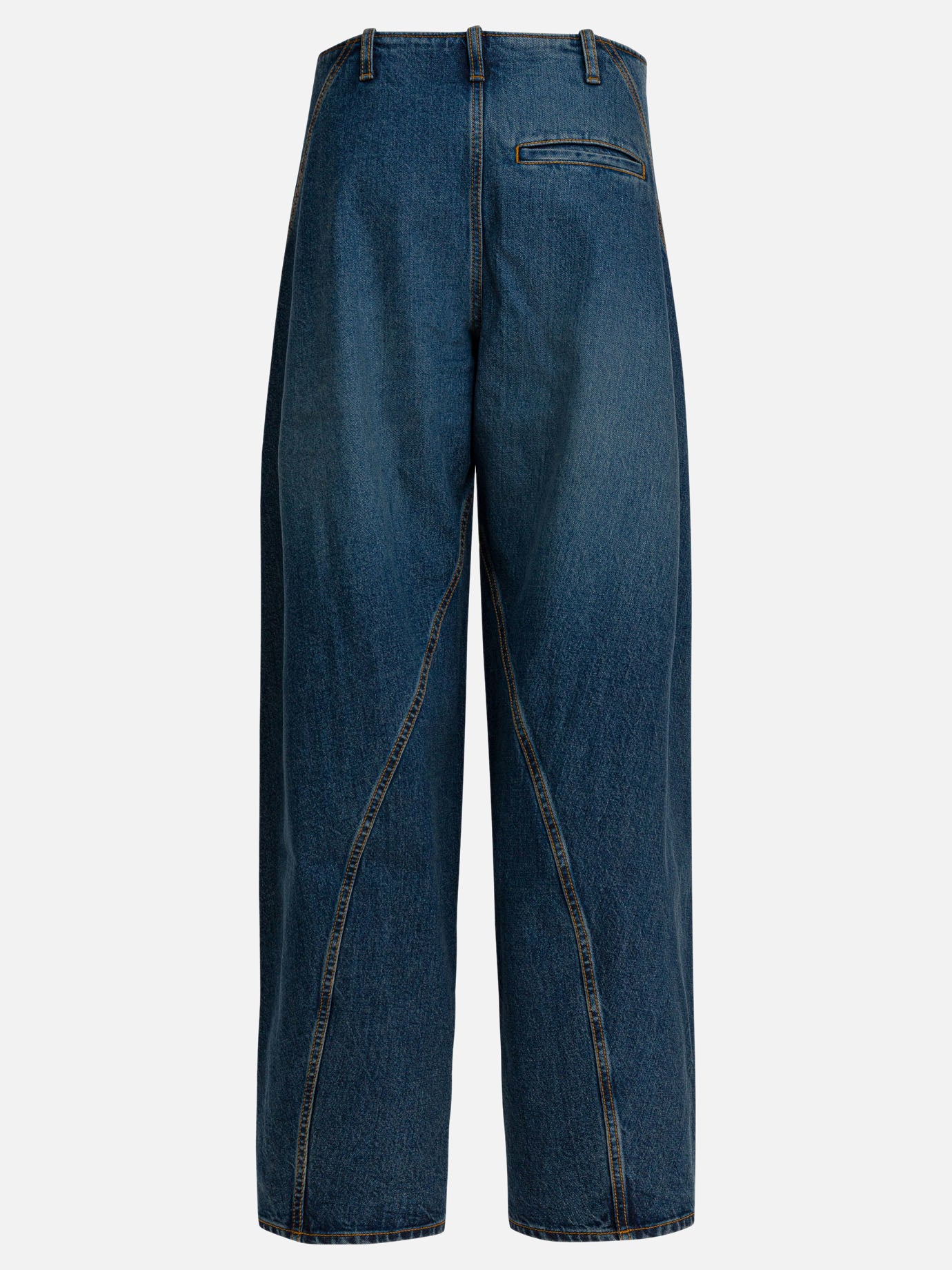 Wide-leg jeans Solid colour  Blue - Alaïa Women | PDP | VIETTI Online Store | Zoom-Modal_2
