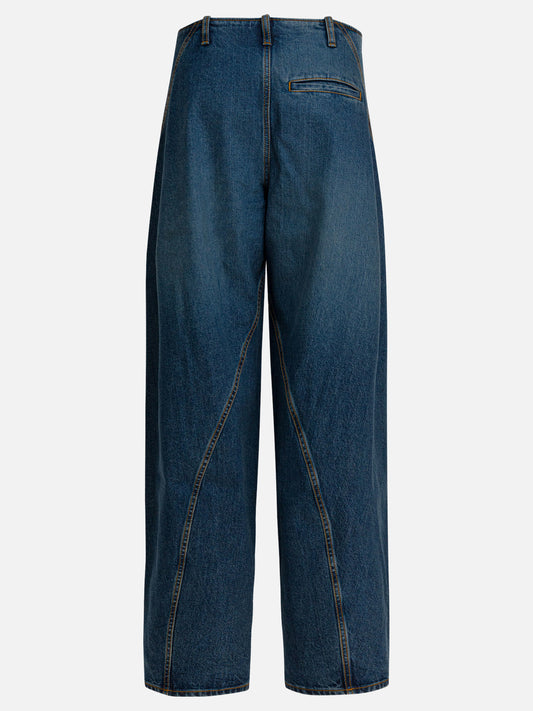 Wide-leg jeans Solid colour  Blue - Alaïa Women | PLP | VIETTI Online Store | 2
