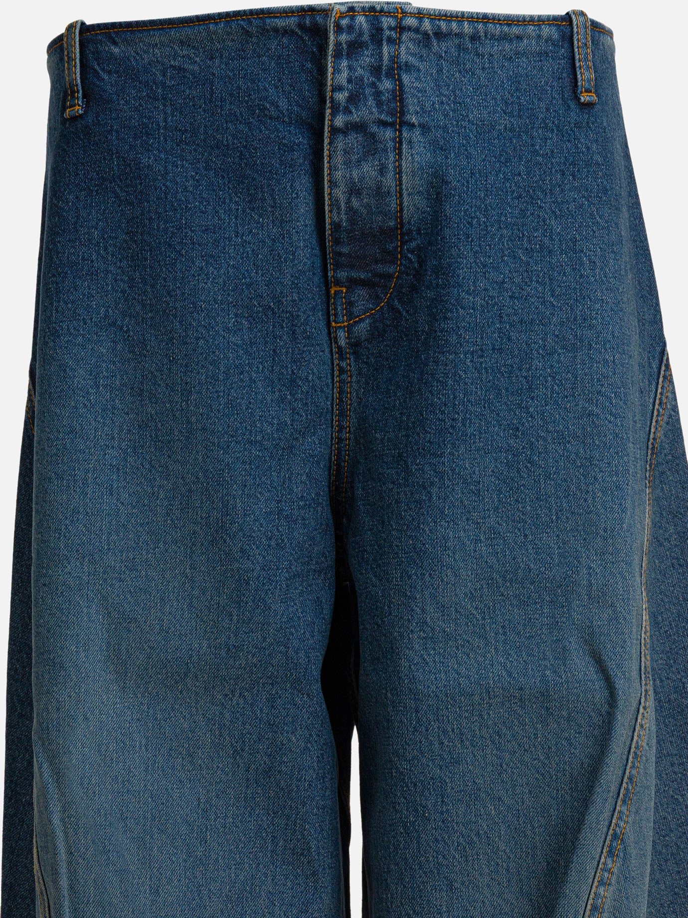 Wide-leg jeans Solid colour  Blue - Alaïa Women | PDP | VIETTI Online Store | Zoom-Modal_3
