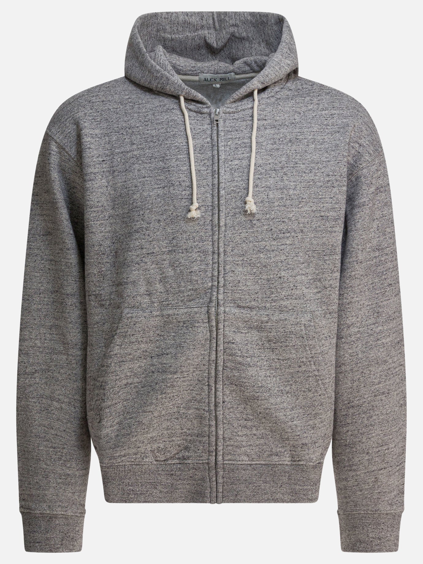 Full zip sweatshirts Solid colour  Grey - Alex Mill Men | PDP | VIETTI Online Store | Zoom-Modal
