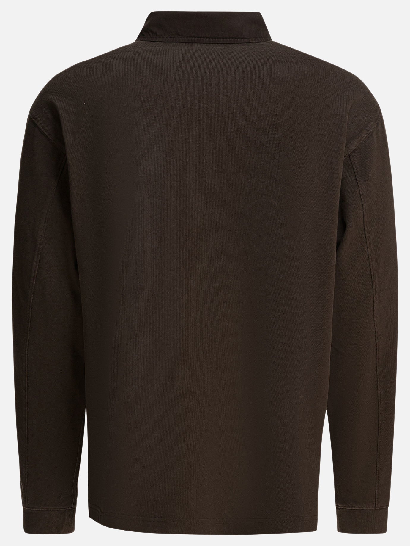 Polo shirts with buttons Solid colour  Brown - Alex Mill Men | PDP | VIETTI Online Store | thumbnail_2