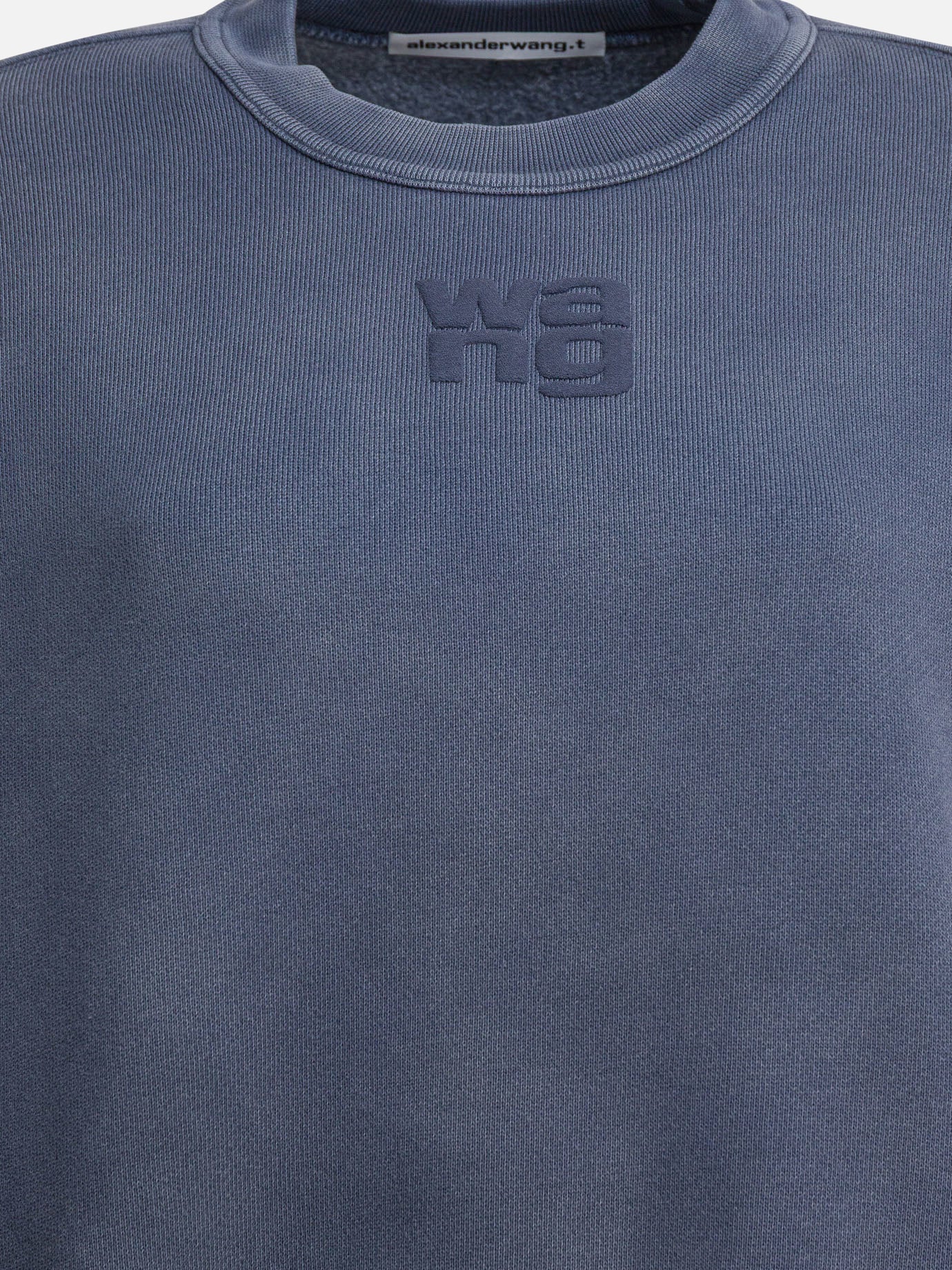 Crewnecks Logo  Blue - Alexander Wang Women | PDP | VIETTI Online Store | Zoom-Modal_3
