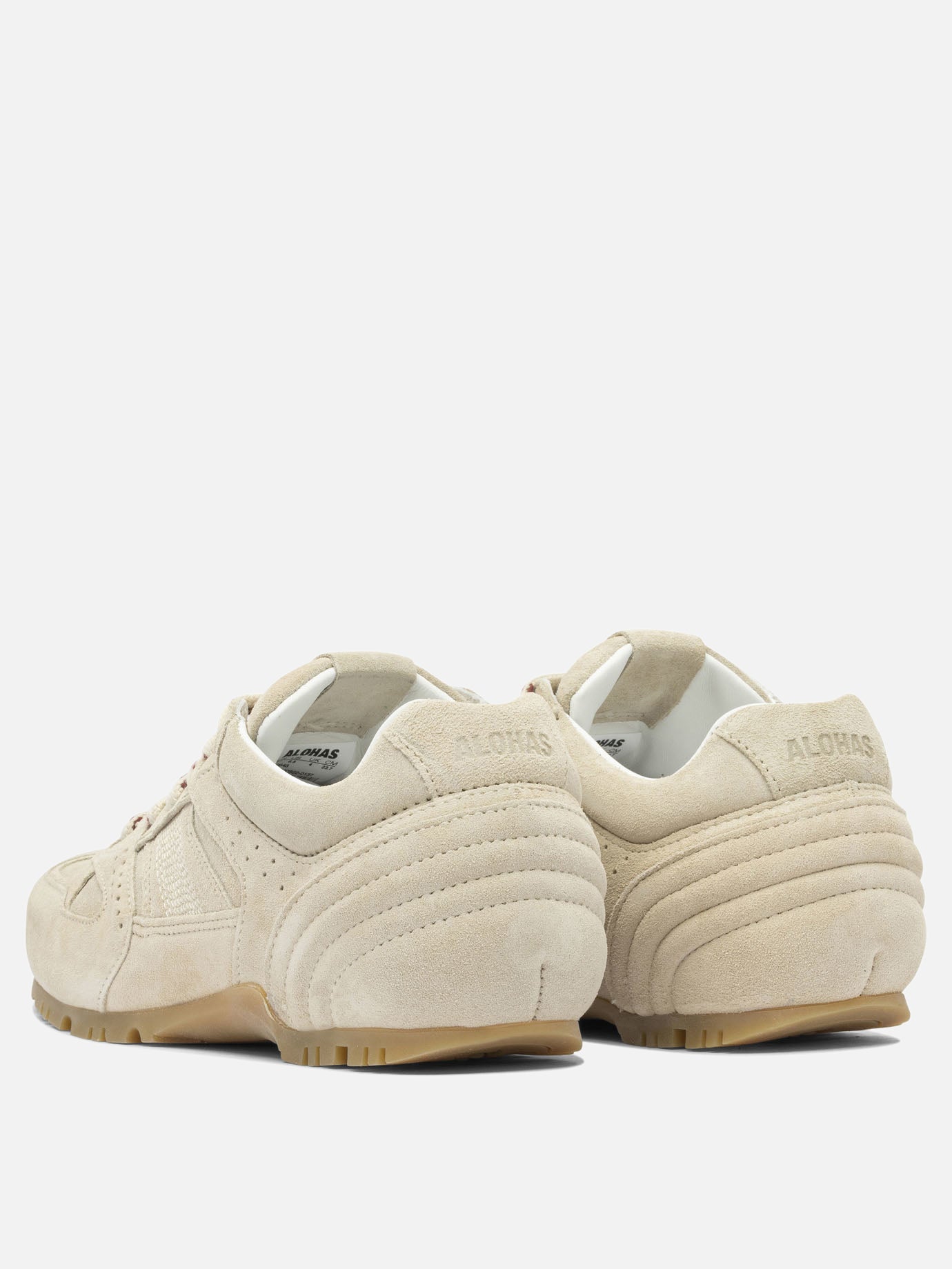 Low top sneakers 100% goat leather - 100% cuerolite  Beige - Alohas Women | PDP | VIETTI Online Store | thumbnail_4