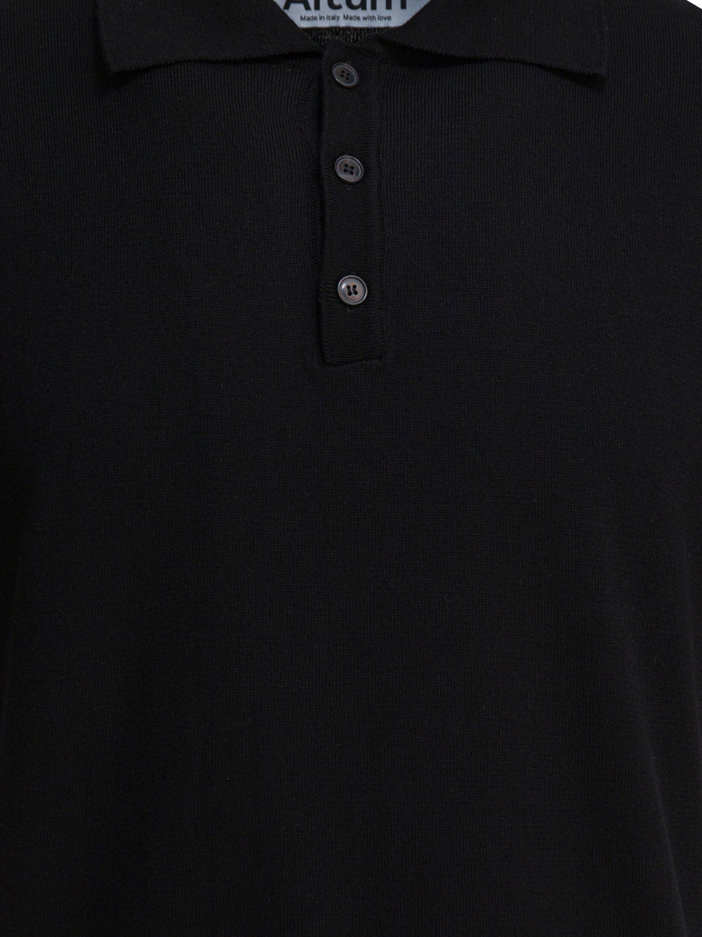 Polo shirts with buttons Solid colour  Black - Altum Men | PDP | VIETTI Online Store | thumbnail_3