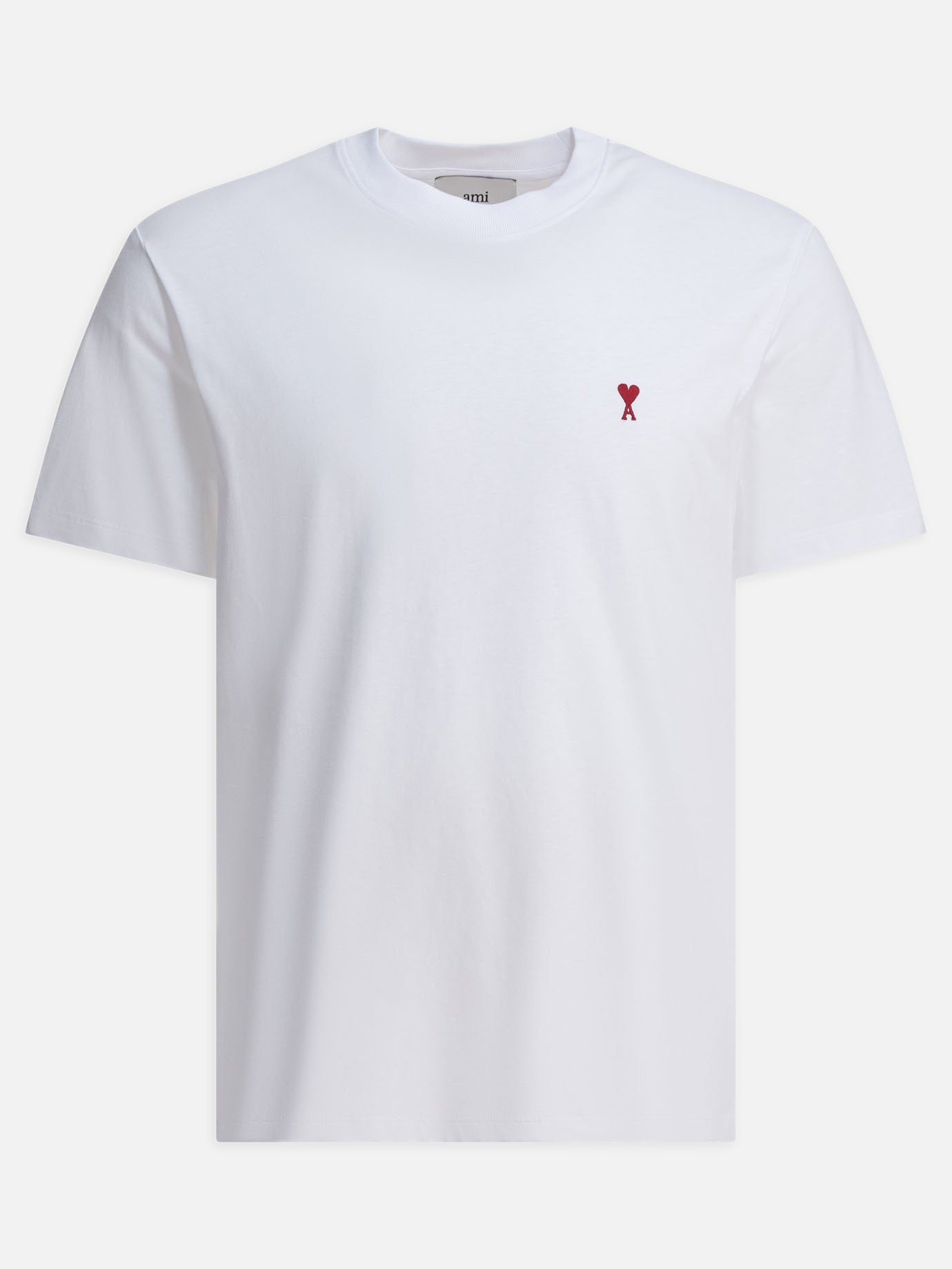 Crewneck t-shirts Logo  White - Ami Paris Men | PDP | VIETTI Online Store | Zoom-Modal
