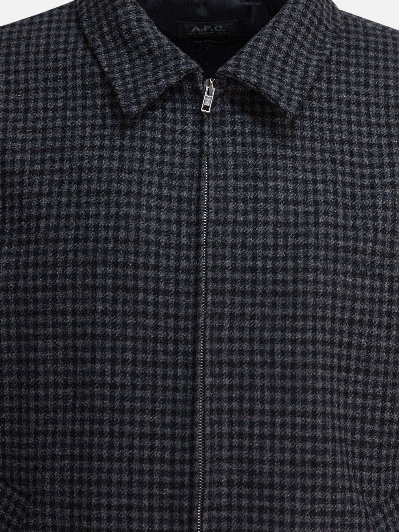 Overshirt jackets Houndstooth  Grey - A.P.C. Men | PDP | VIETTI Online Store | thumbnail_3