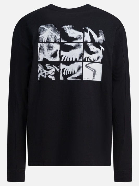 Crewneck t-shirts Logo  Black - Arc'teryx Men | PDP | VIETTI Online Store | 2
