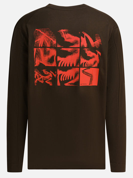 Crewneck t-shirts Logo  Brown - Arc'teryx Men | PLP | VIETTI Online Store | 2

