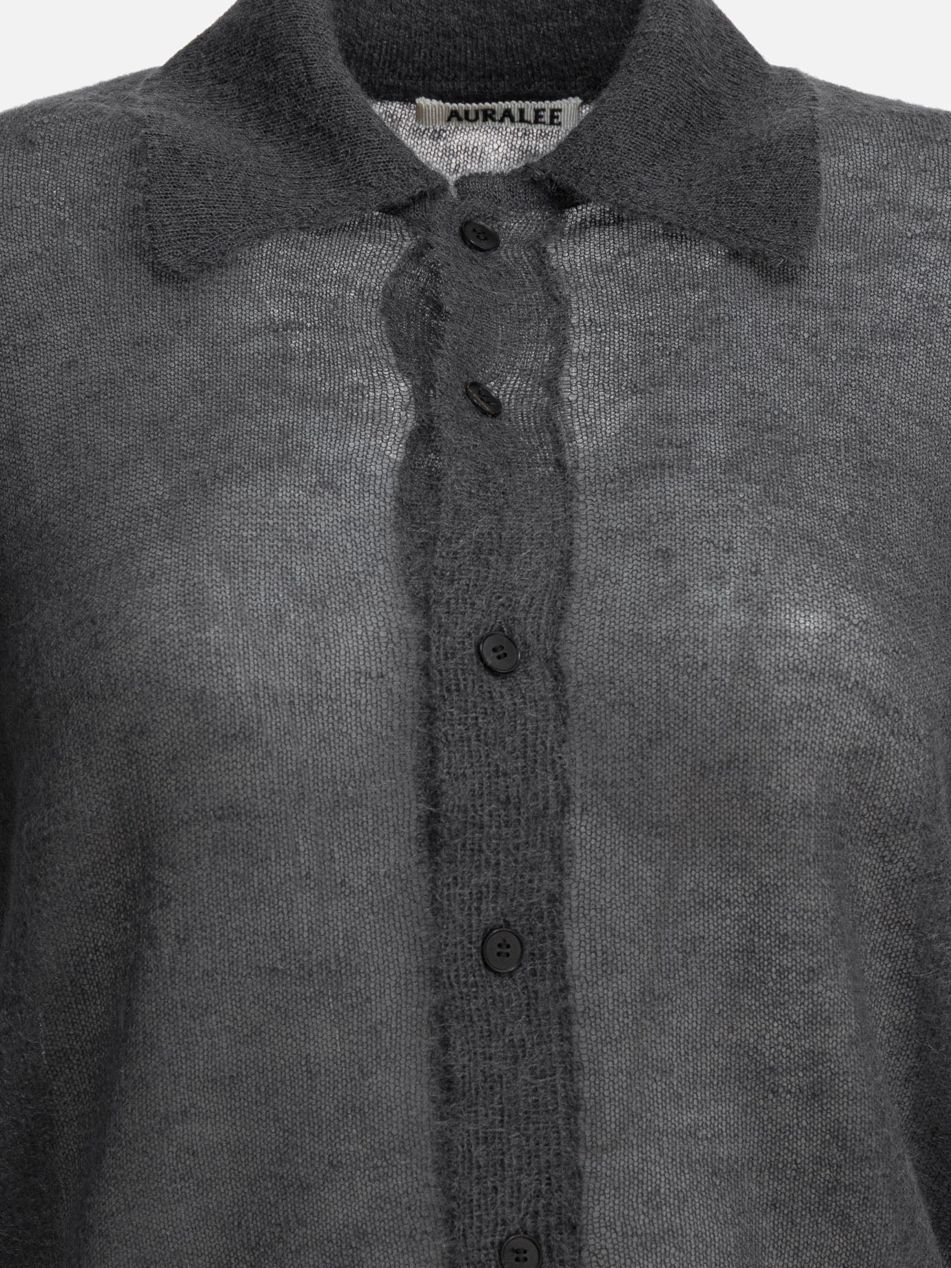 Cardigans Solid colour  Grey - Auralee Women | PDP | VIETTI Online Store | thumbnail_3