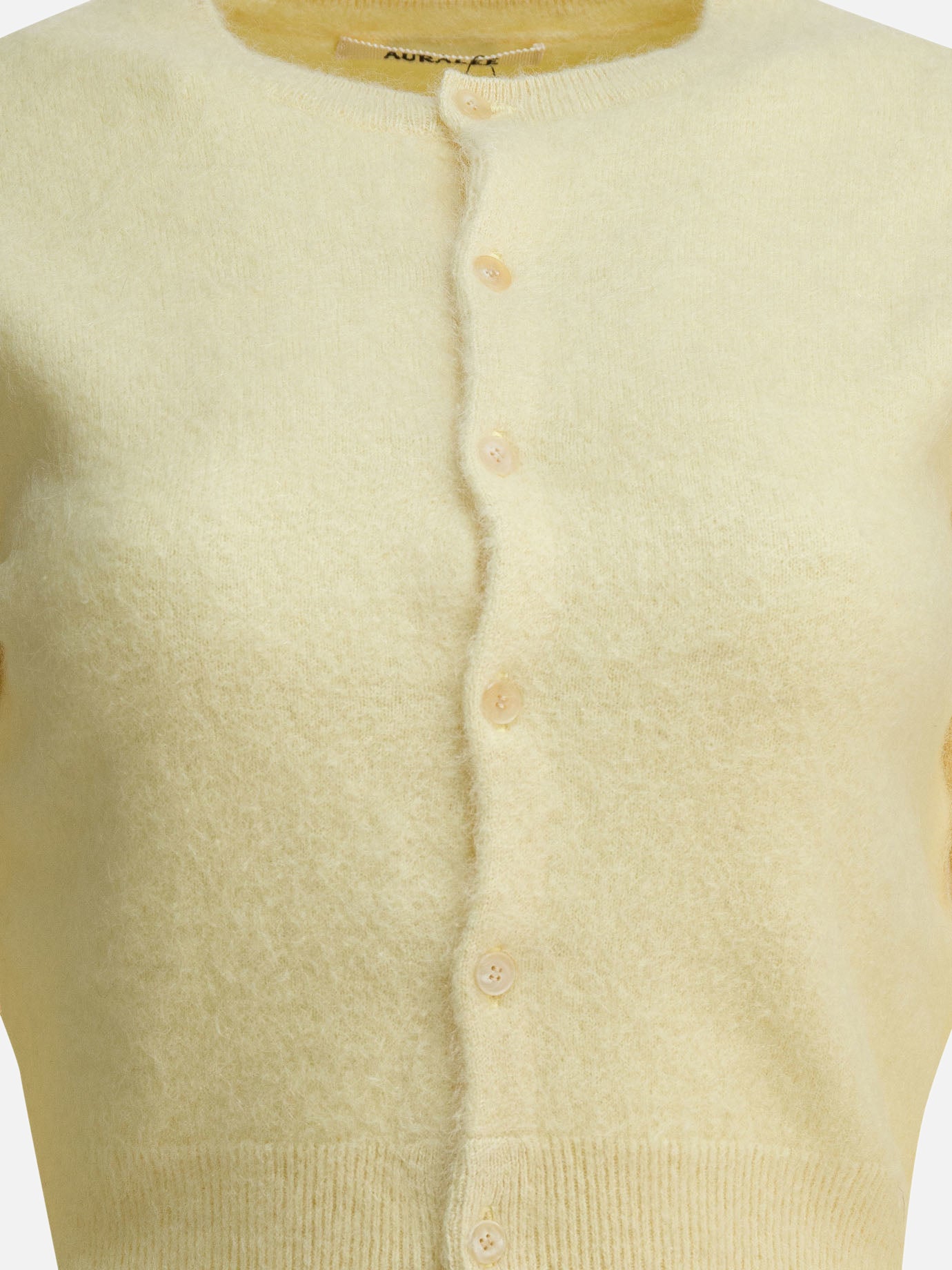 Cardigans Solid colour  Yellow - Auralee Women | PDP | VIETTI Online Store | thumbnail_3