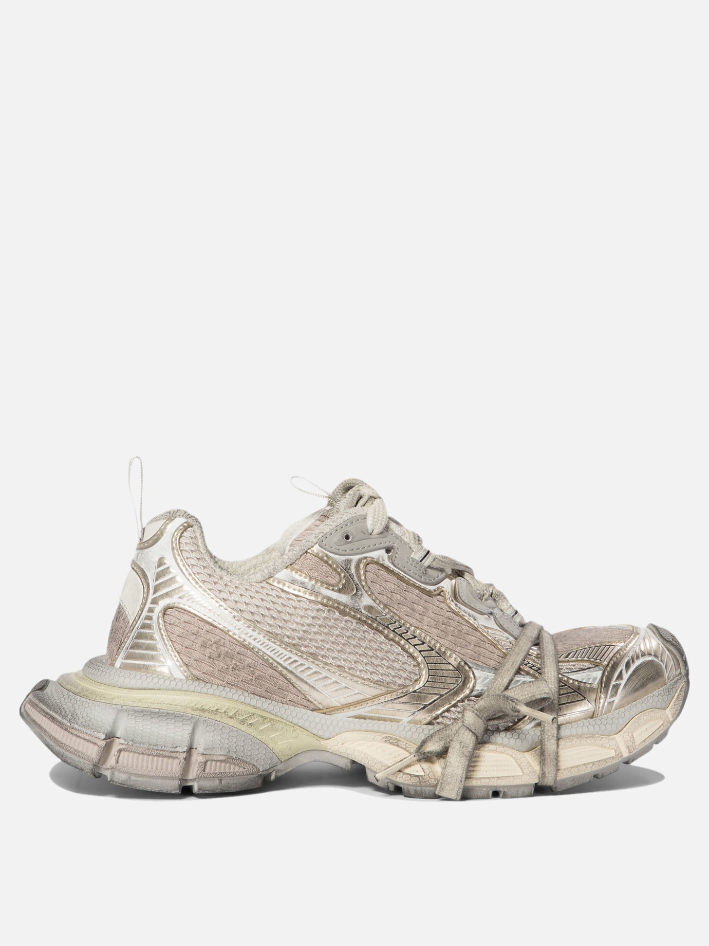 Low top sneakers 55% polyurethane 45% polyester - 100% rubber  White - Balenciaga Women | PDP | VIETTI Online Store | Zoom-Modal
