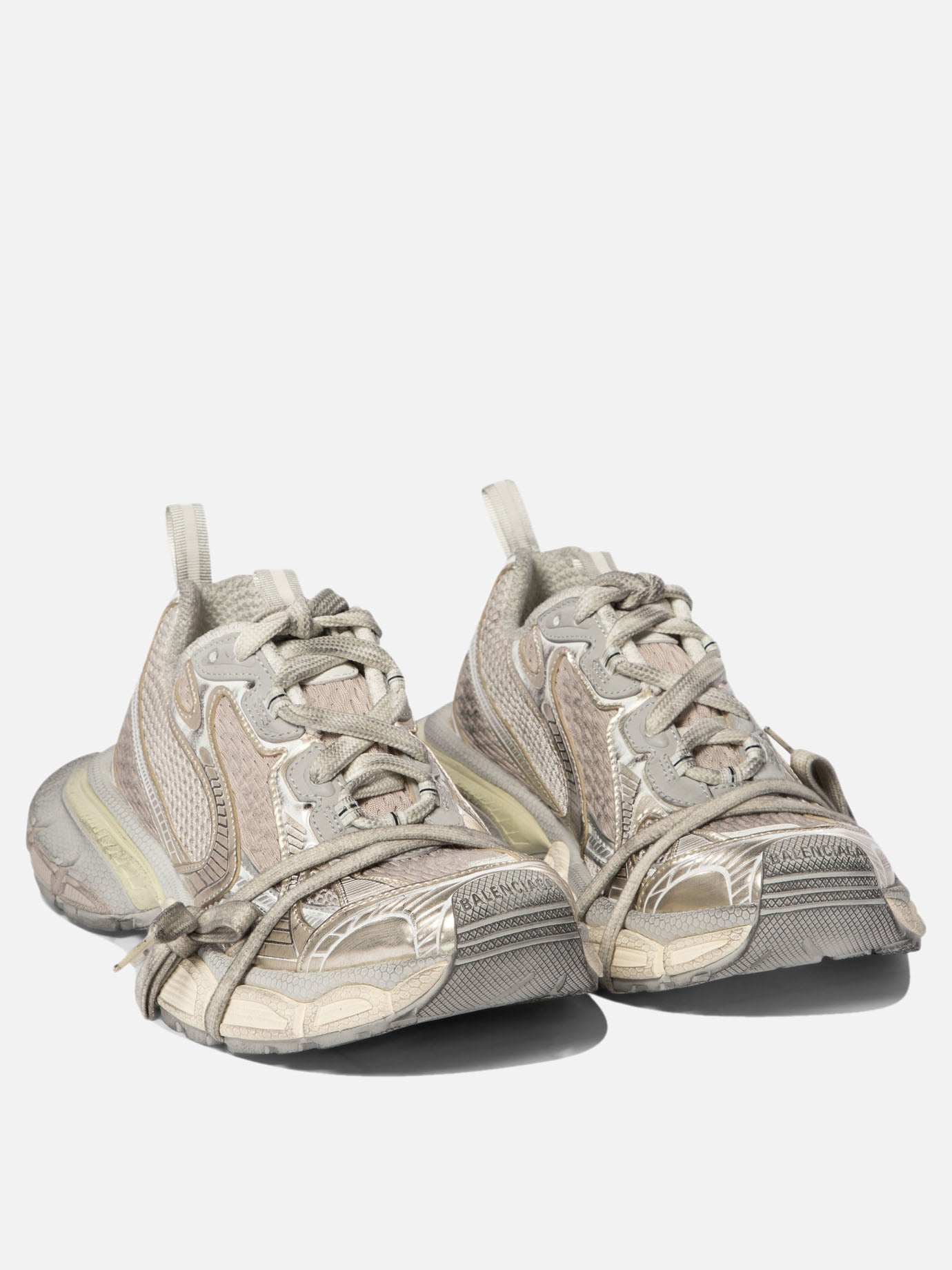 Low top sneakers 55% polyurethane 45% polyester - 100% rubber  White - Balenciaga Women | PDP | VIETTI Online Store | Zoom-Modal_2
