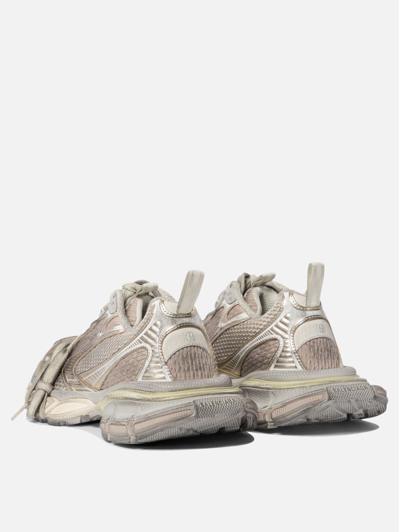Low top sneakers 55% polyurethane 45% polyester - 100% rubber  White - Balenciaga Women | PDP | VIETTI Online Store | thumbnail_4