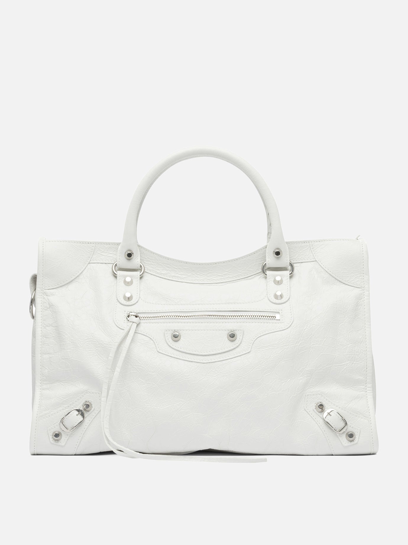 Medium bags 100% lamb leather  White - Balenciaga Women | PDP | VIETTI Online Store | Zoom-Modal
