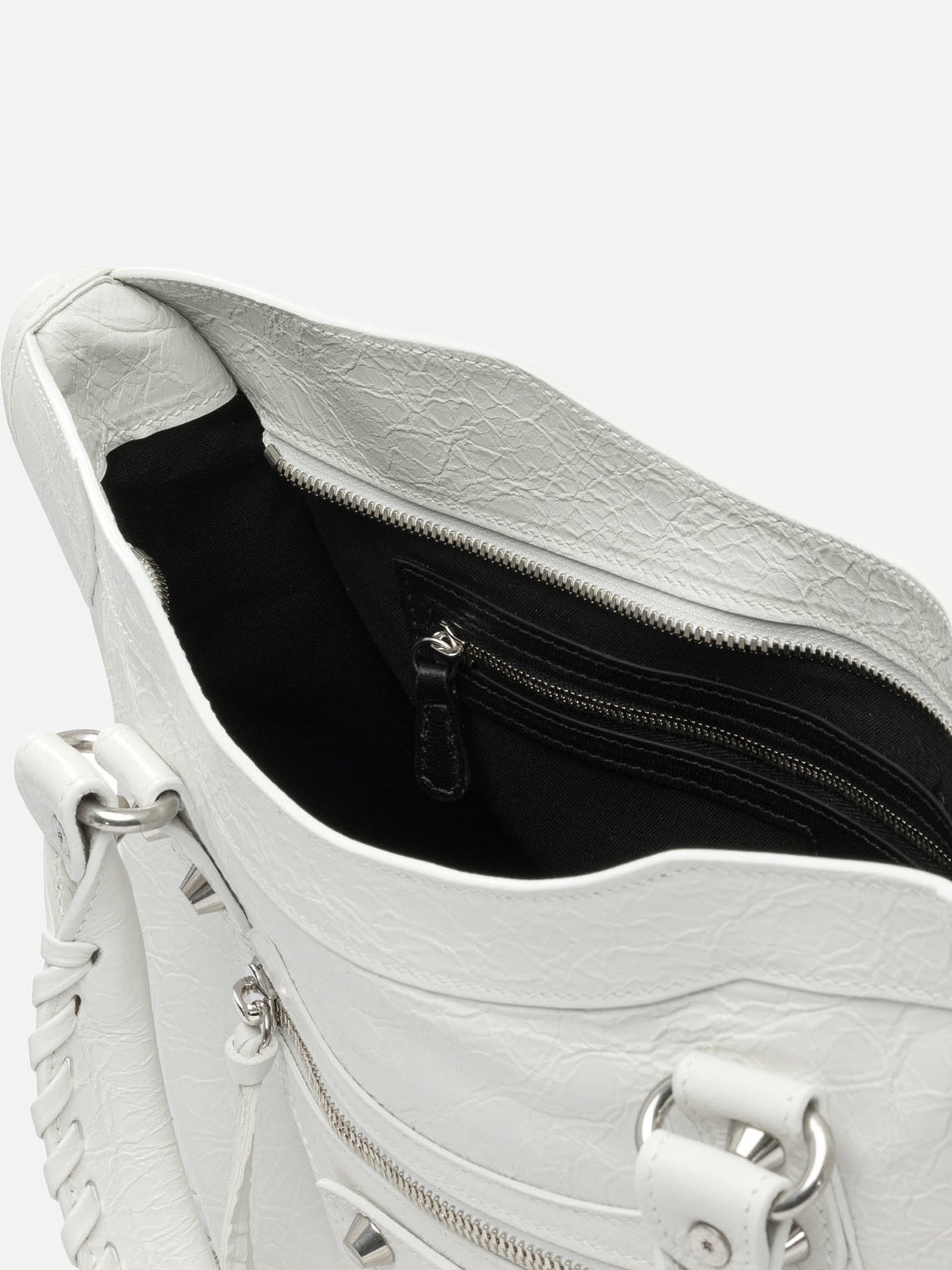 Medium bags 100% lamb leather  White - Balenciaga Women | PDP | VIETTI Online Store | thumbnail_5