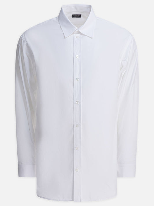 Formal shirts Solid colour  White - Balenciaga Men | PDP | VIETTI Online Store 
