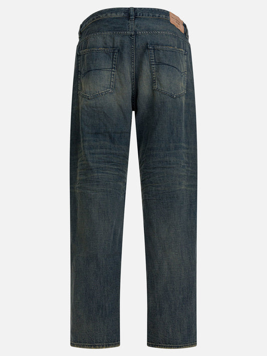 Wide-leg jeans Solid colour  Blue - Balenciaga Men | PDP | VIETTI Online Store | 2
