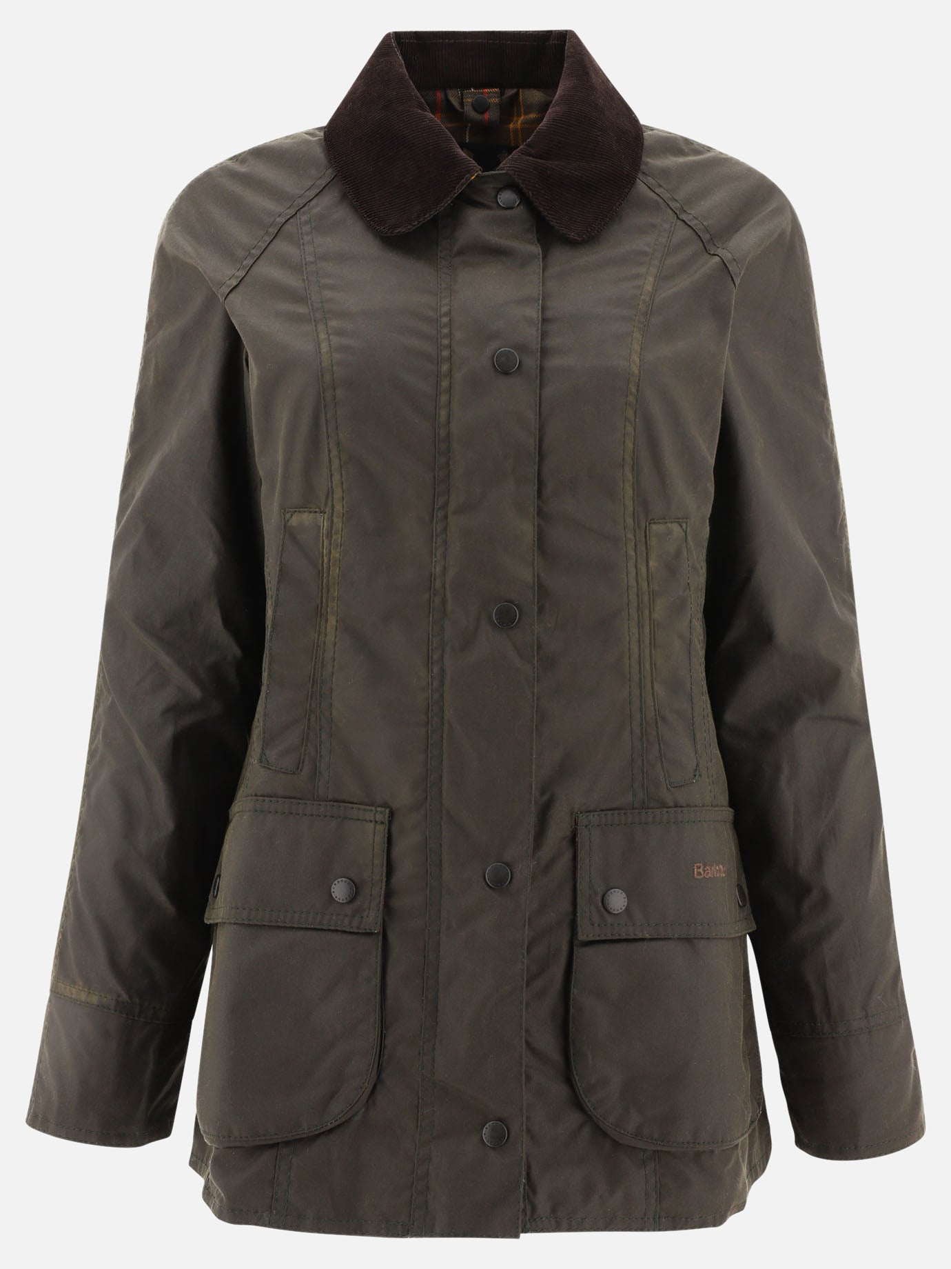 Quilted & Utility Jackets Solid colour  Green - Barbour Women | PDP | VIETTI Online Store | Zoom-Modal
