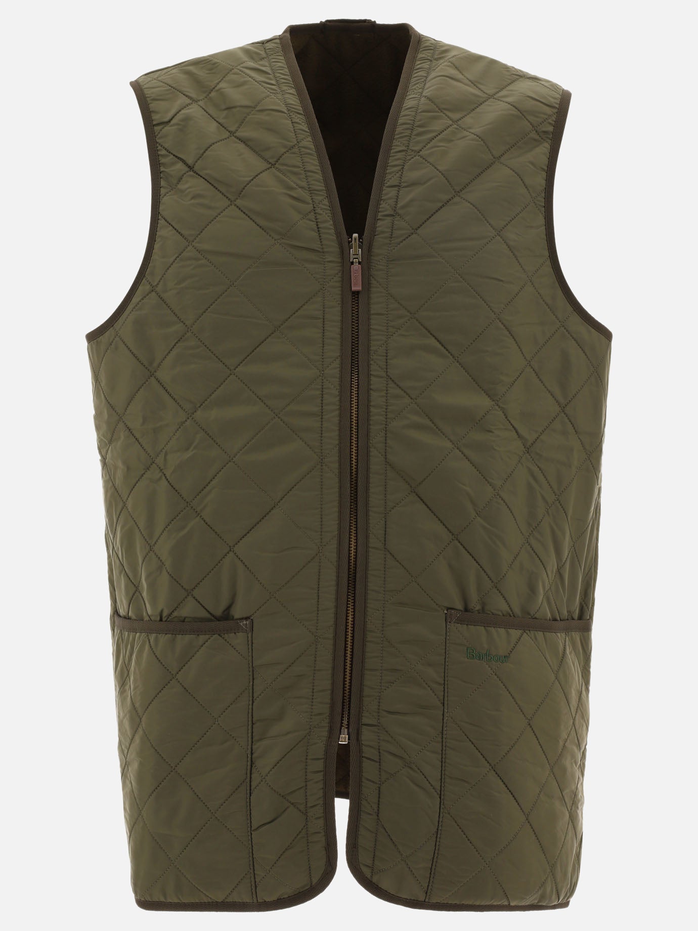 Vest jackets Solid colour  Green - Barbour Men | PDP | VIETTI Online Store | Zoom-Modal
